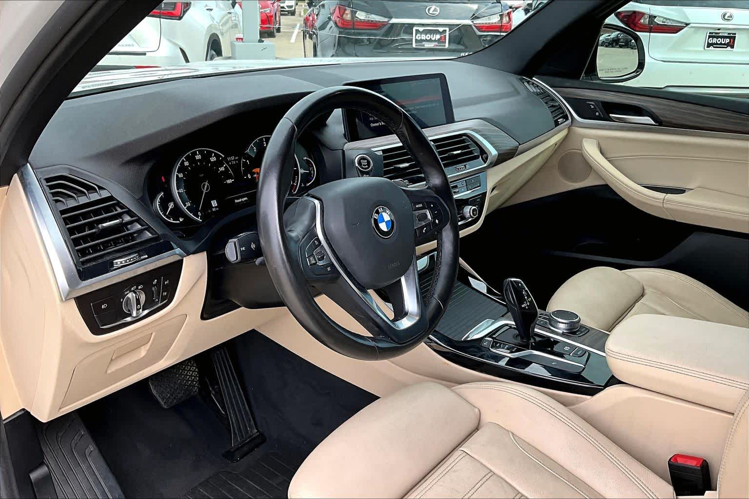 2019 BMW X3 sDrive30i Mineral White Metallic at AutoNation Chrysler Jeep Dodge Ram Spring