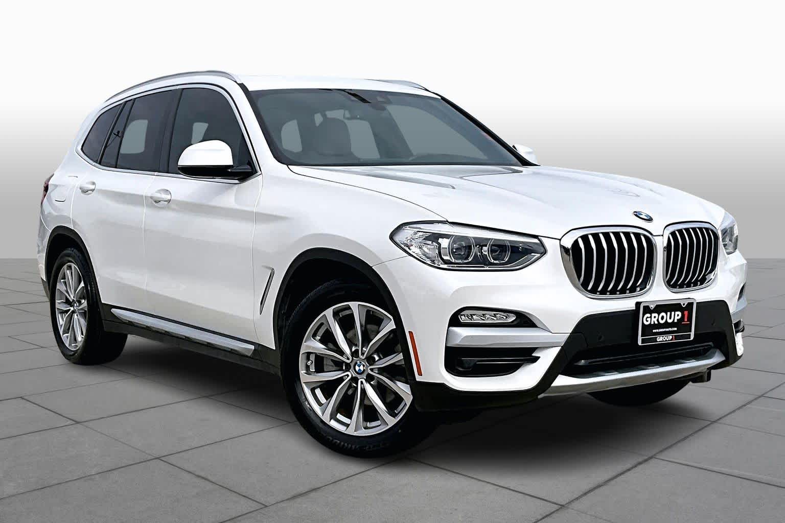 2019 BMW X3 sDrive30i Mineral White Metallic at AutoNation Chrysler Jeep Dodge Ram Spring