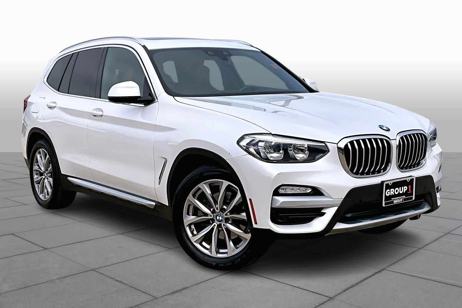 2019 BMW X3 sDrive30i Mineral White Metallic at AutoNation Chrysler Jeep Dodge Ram Spring