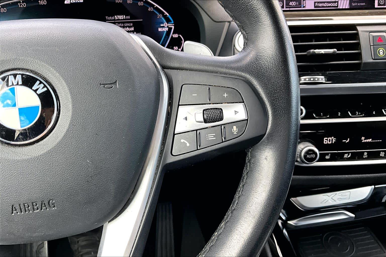 2020 BMW X3 xDrive30e Dark Graphite Metallic at Sterling McCall Nissan