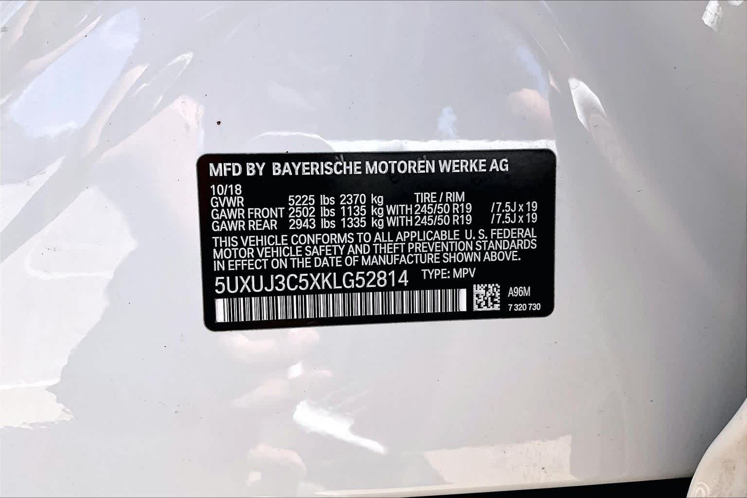 2019 BMW X4 xDrive30i photo 32 of 32