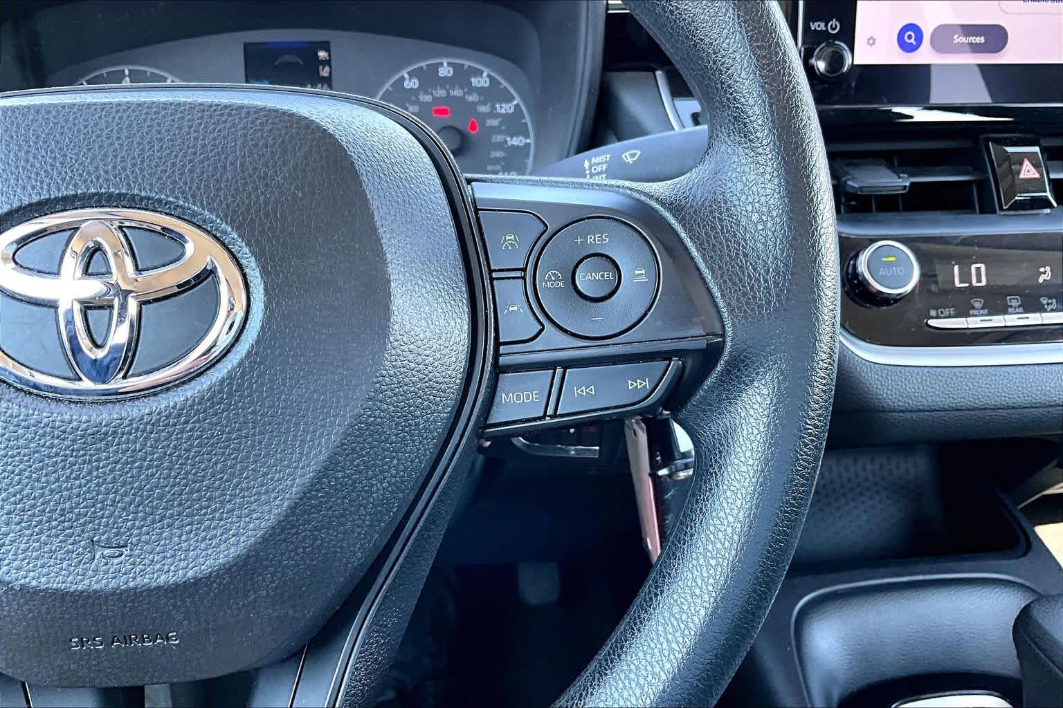 2024 Toyota Corolla LE Midnight Black Metallic at Beck & Masten Kia
