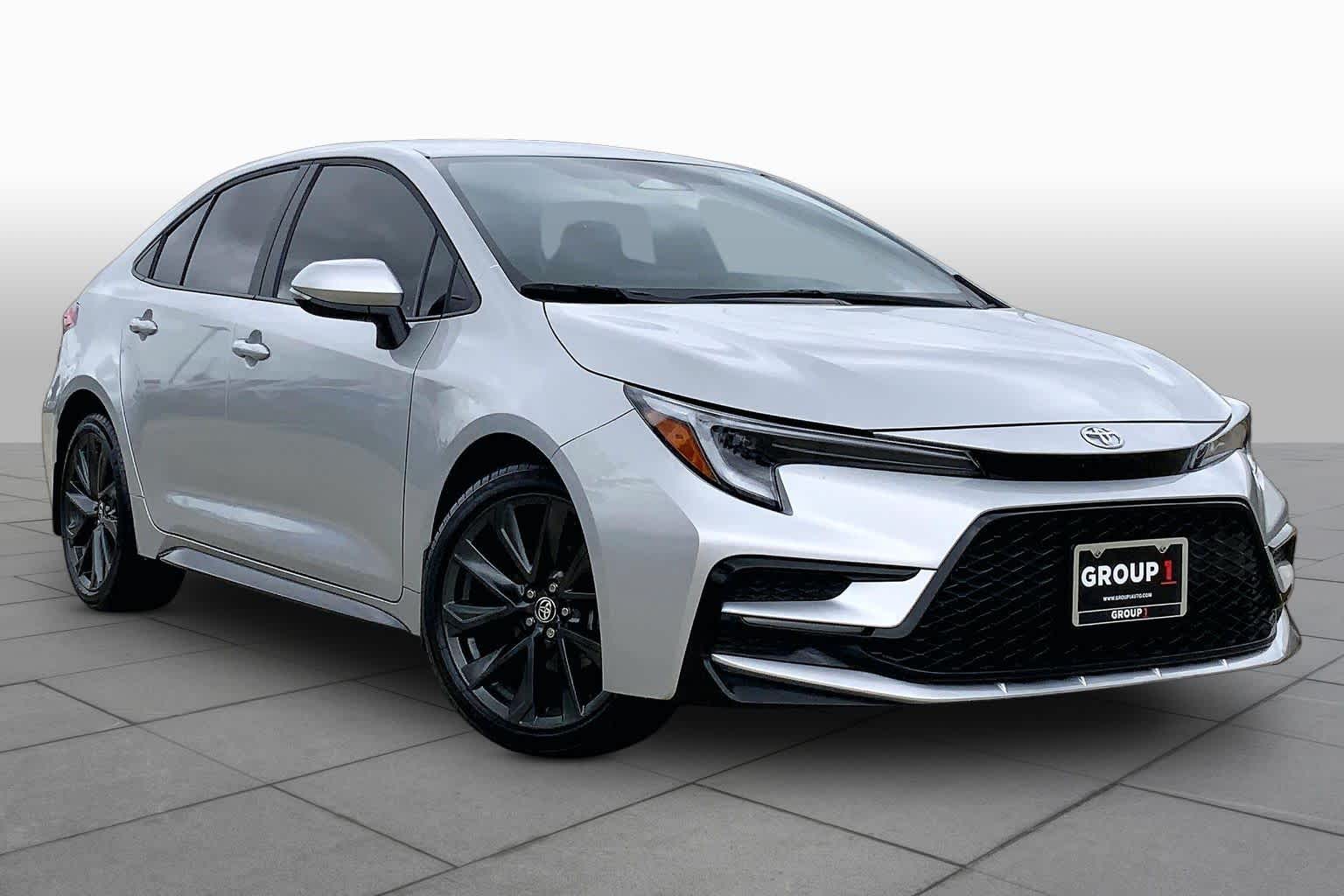 2025 Toyota Corolla SE Classic Silver Metallic at Group 1 Toyota Southwest