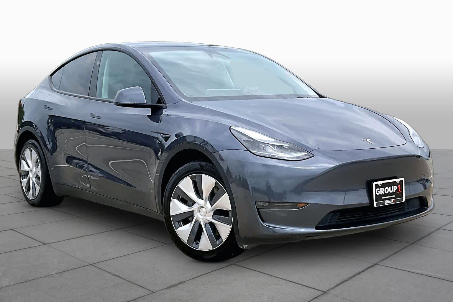 2023 Tesla Model Y Long Range Deep Blue Metallic at Mercedes-Benz of Houston North
