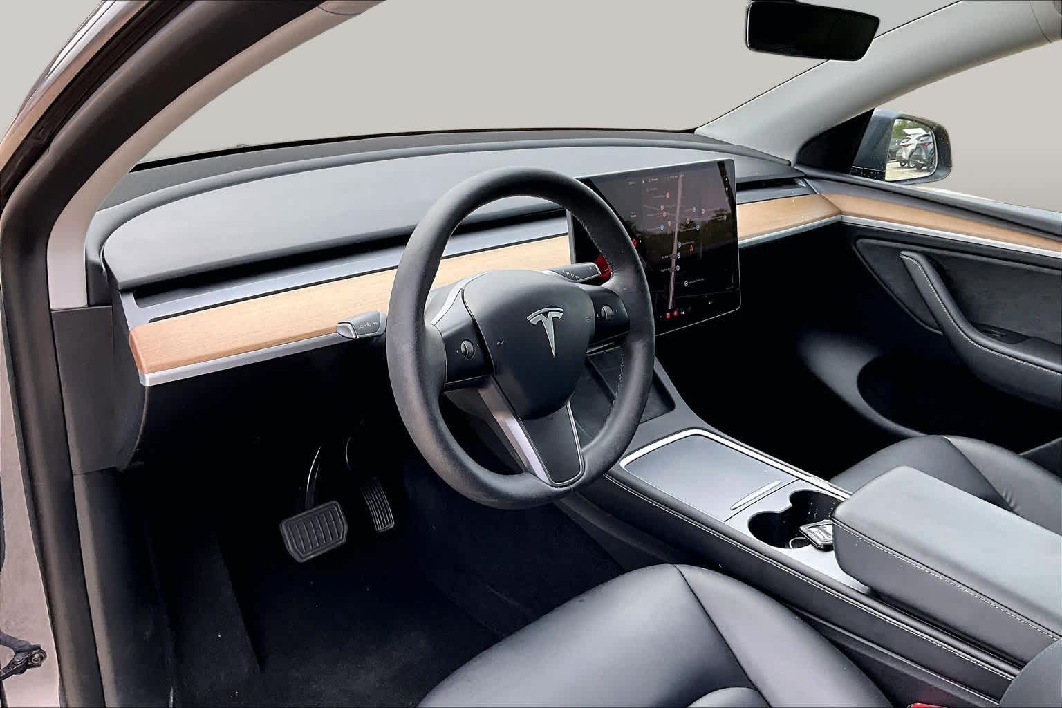 2023 Tesla Model Y Long Range Deep Blue Metallic at Mercedes-Benz of Houston North