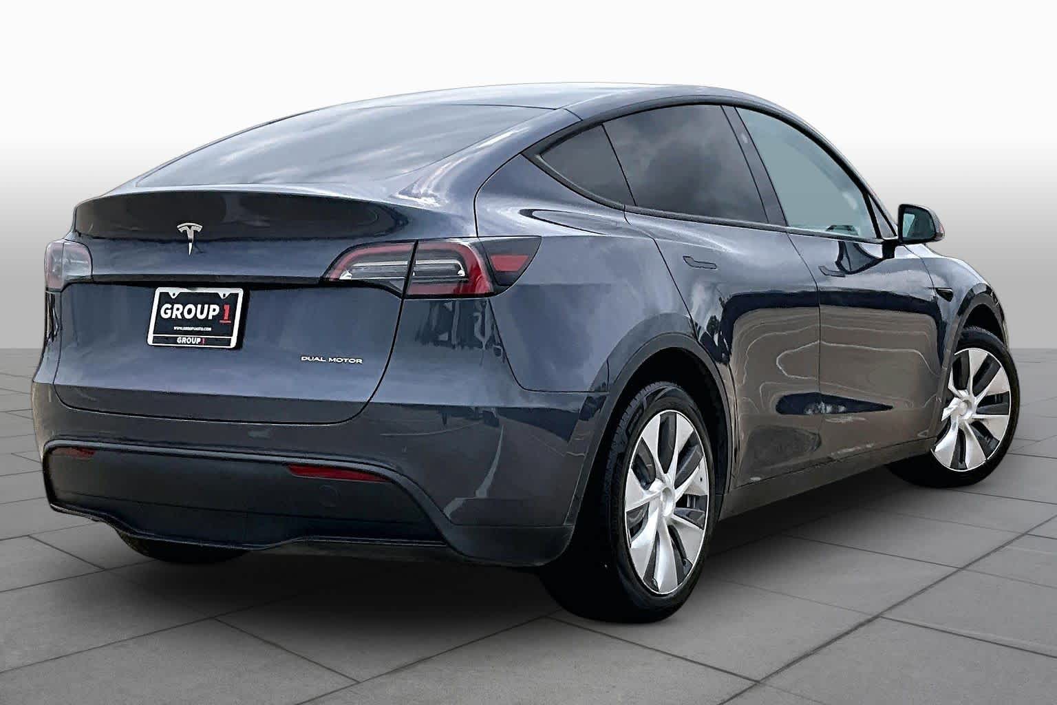 2023 Tesla Model Y Long Range Deep Blue Metallic at Mercedes-Benz of Houston North