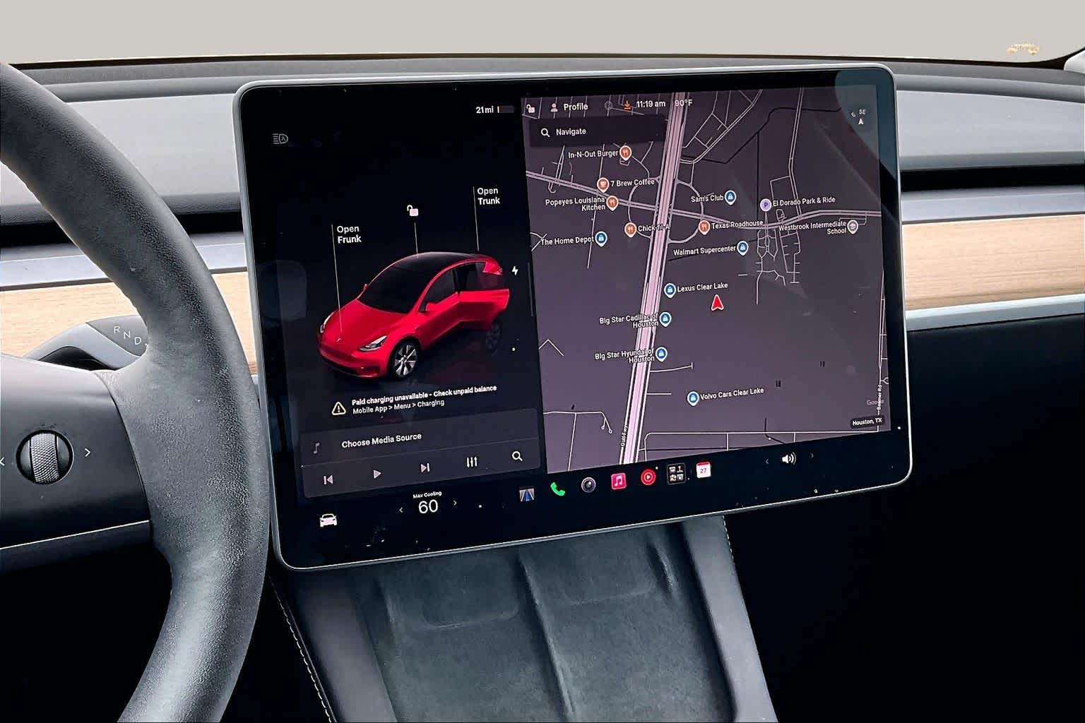 2023 Tesla Model Y Long Range Deep Blue Metallic at Mercedes-Benz of Houston North