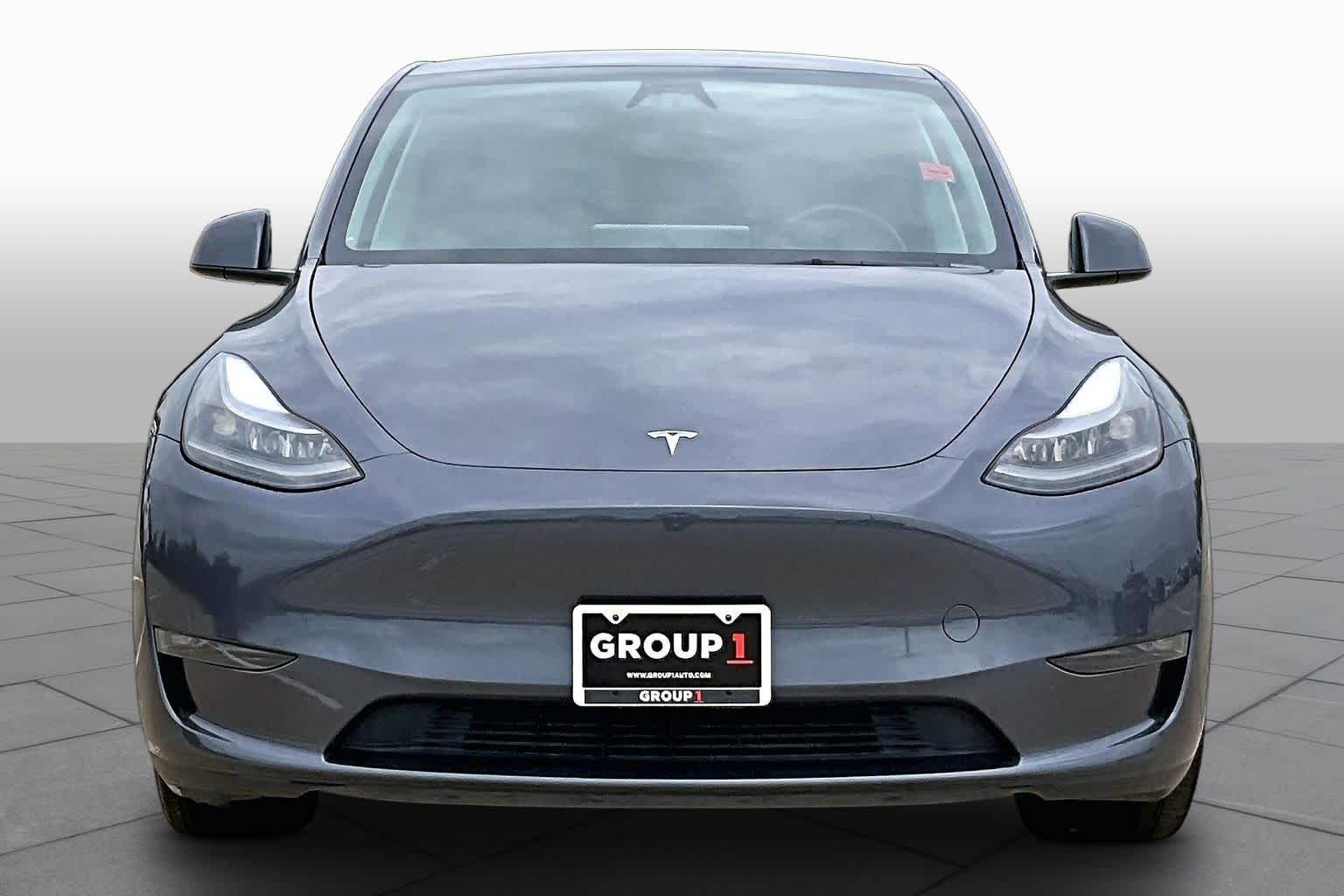 2023 Tesla Model Y Long Range Deep Blue Metallic at Mercedes-Benz of Houston North