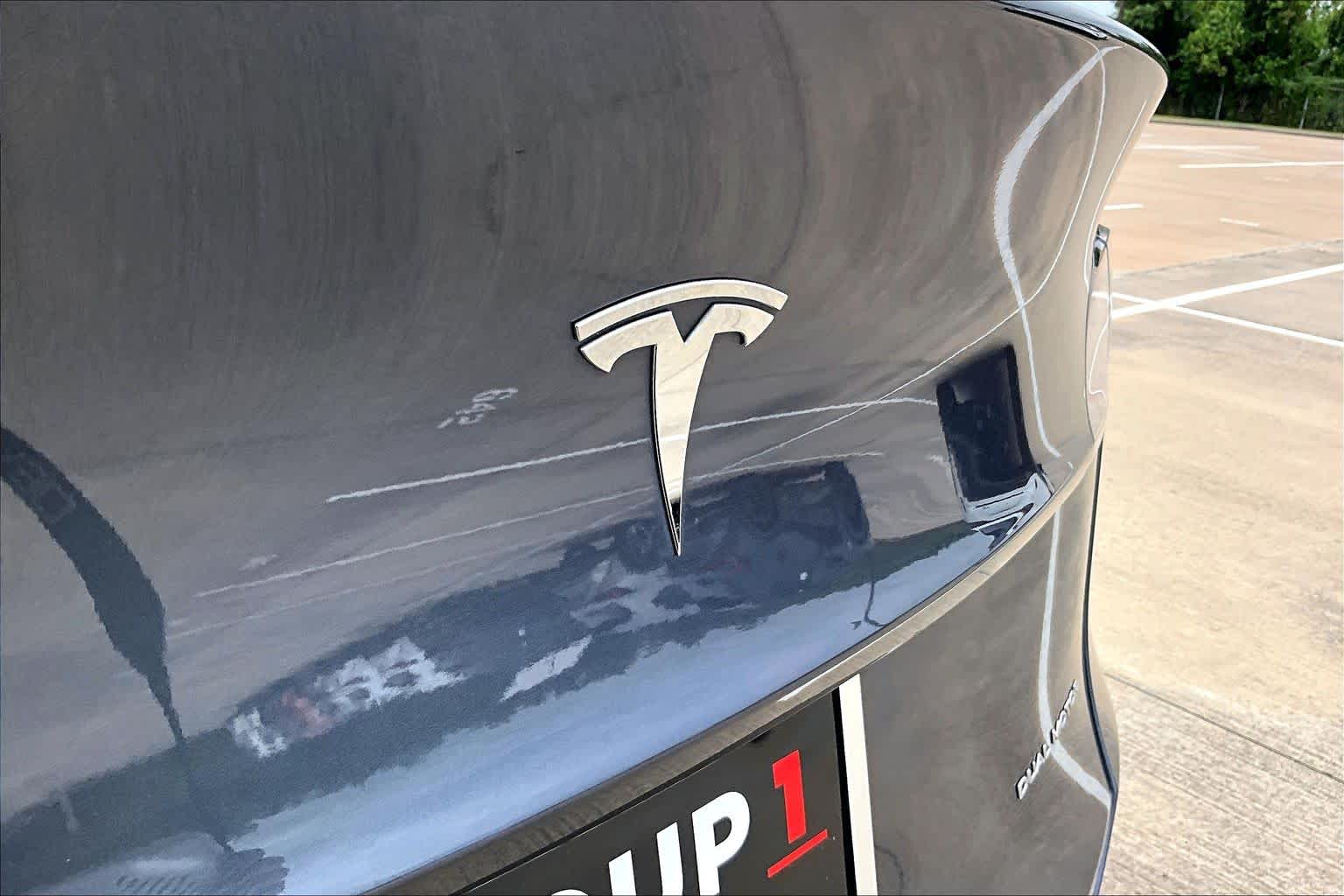 2023 Tesla Model Y Long Range Deep Blue Metallic at Mercedes-Benz of Houston North