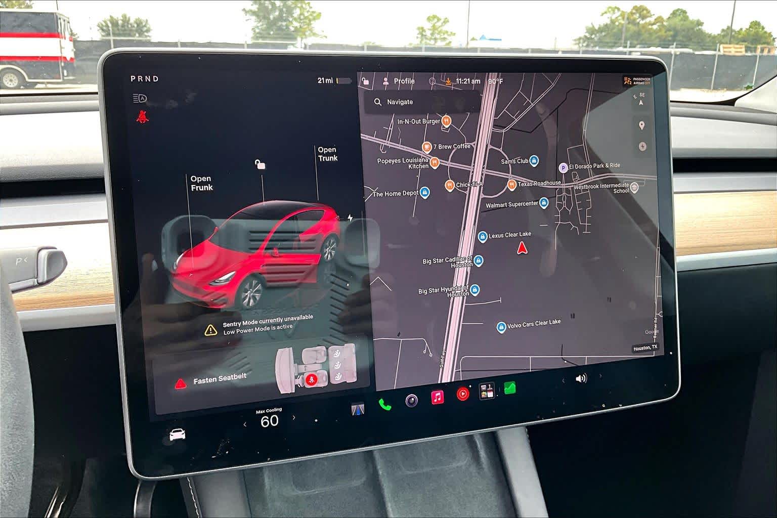 2023 Tesla Model Y Long Range Deep Blue Metallic at Mercedes-Benz of Houston North