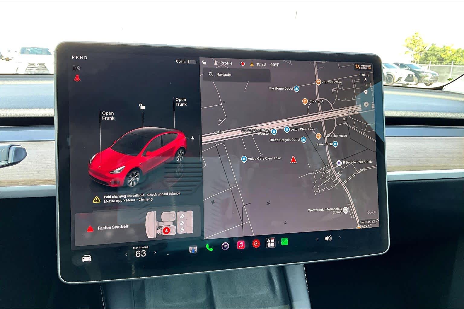 2023 Tesla Model Y Long Range Deep Blue Metallic at AutoNation USA Katy