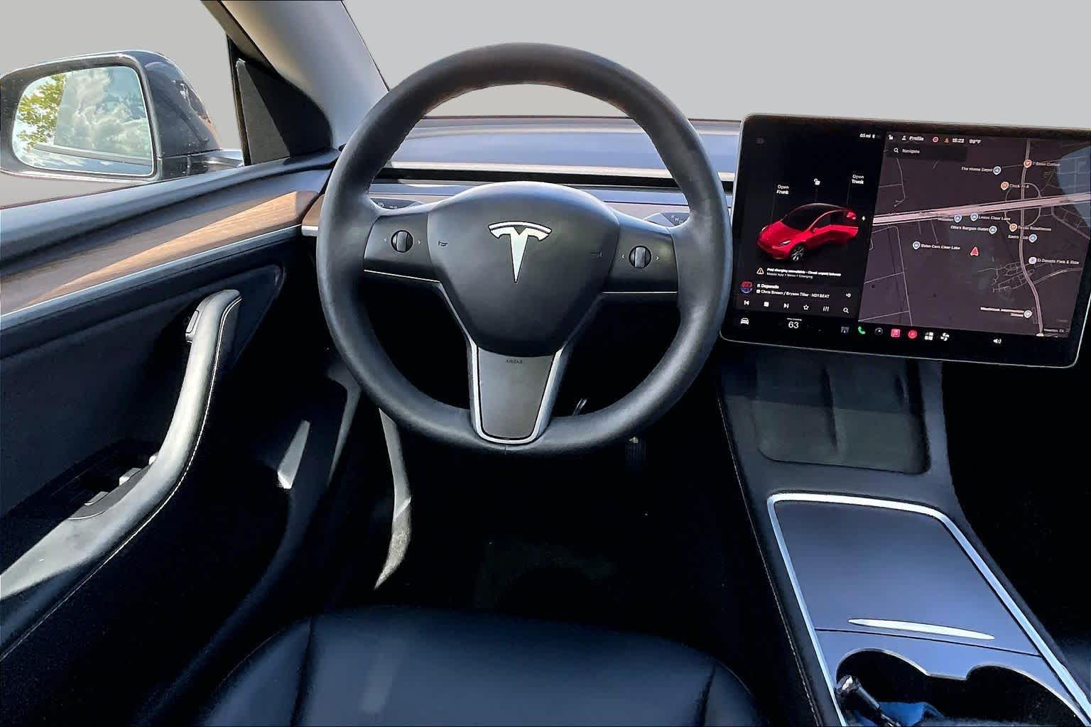 2023 Tesla Model Y Long Range Deep Blue Metallic at AutoNation USA Katy