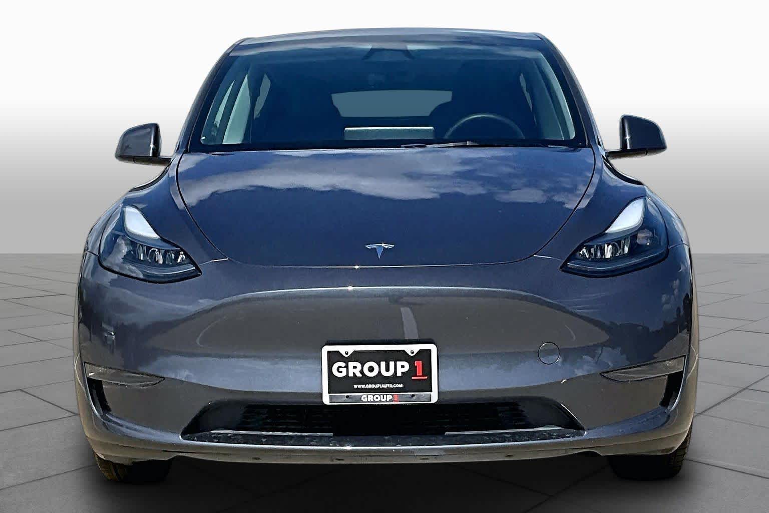 2023 Tesla Model Y Long Range Deep Blue Metallic at AutoNation USA Katy