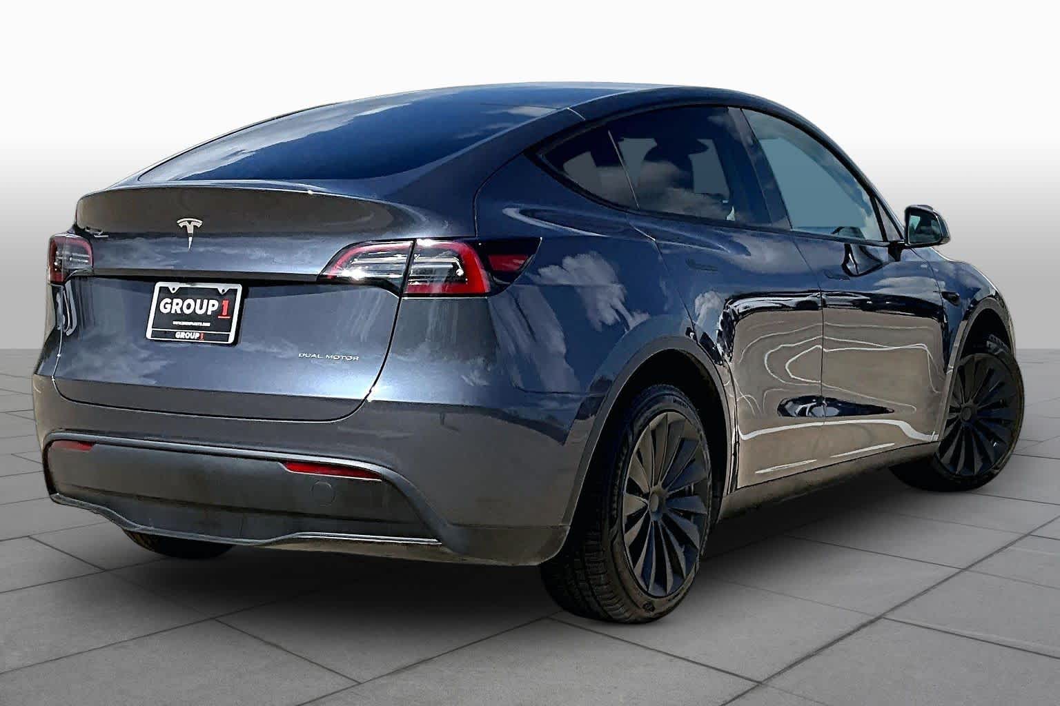 2023 Tesla Model Y Long Range Deep Blue Metallic at AutoNation USA Katy