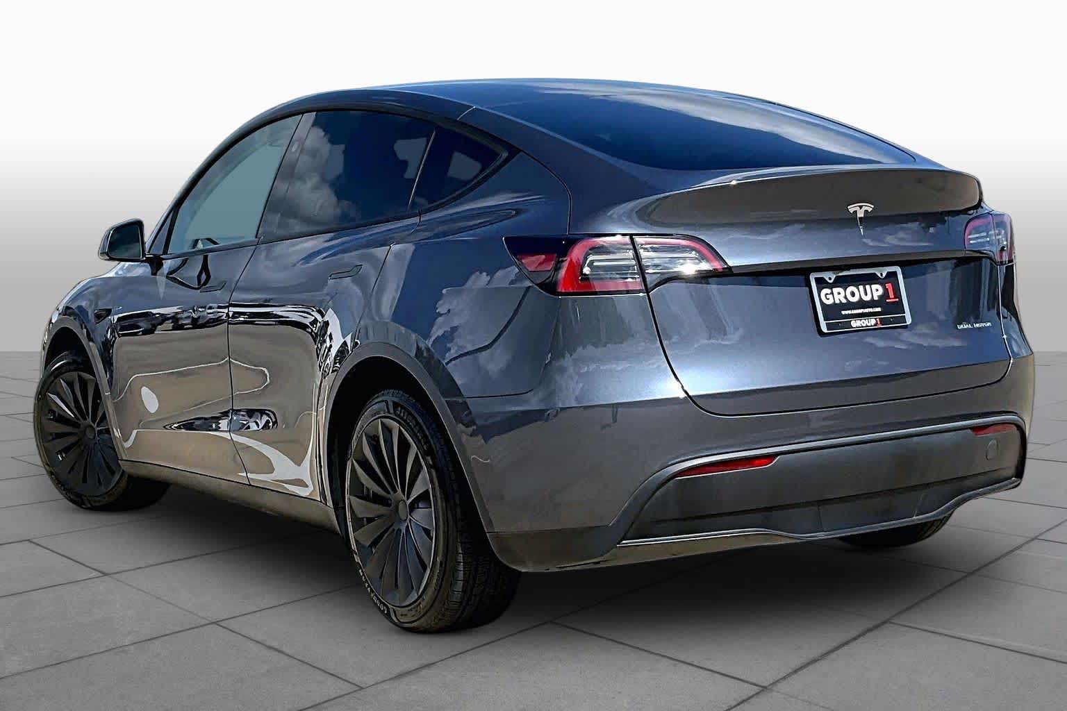 2023 Tesla Model Y Long Range Deep Blue Metallic at AutoNation USA Katy
