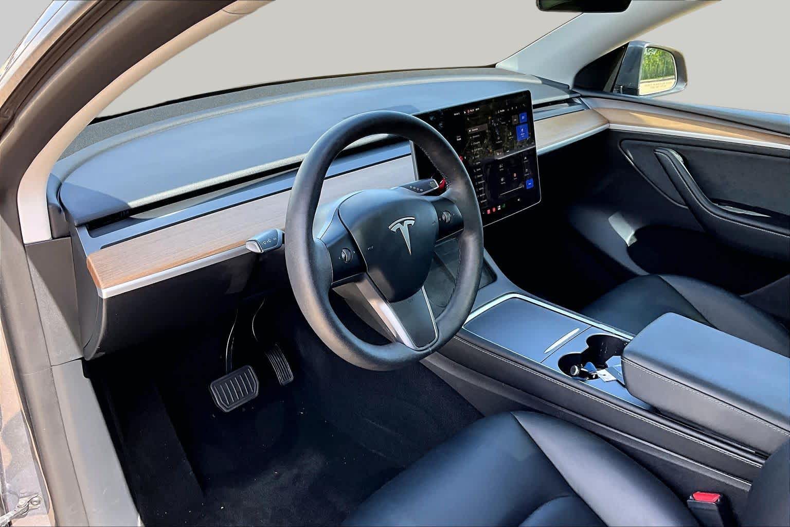 2023 Tesla Model Y Long Range Deep Blue Metallic at AutoNation USA Katy