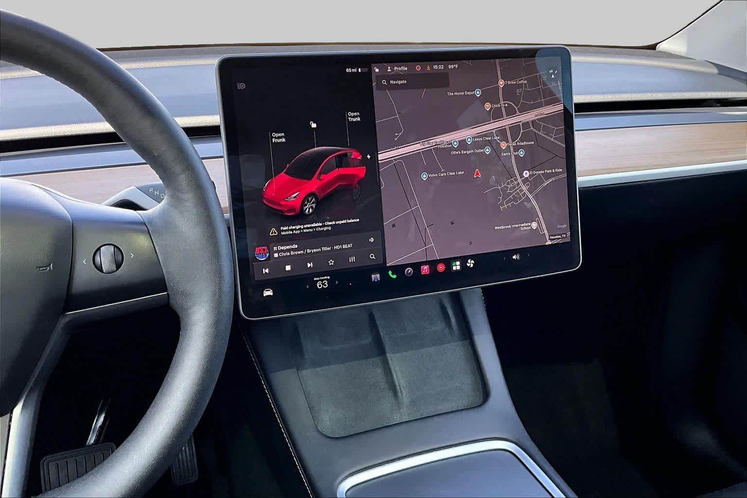 2023 Tesla Model Y Long Range Deep Blue Metallic at AutoNation USA Katy