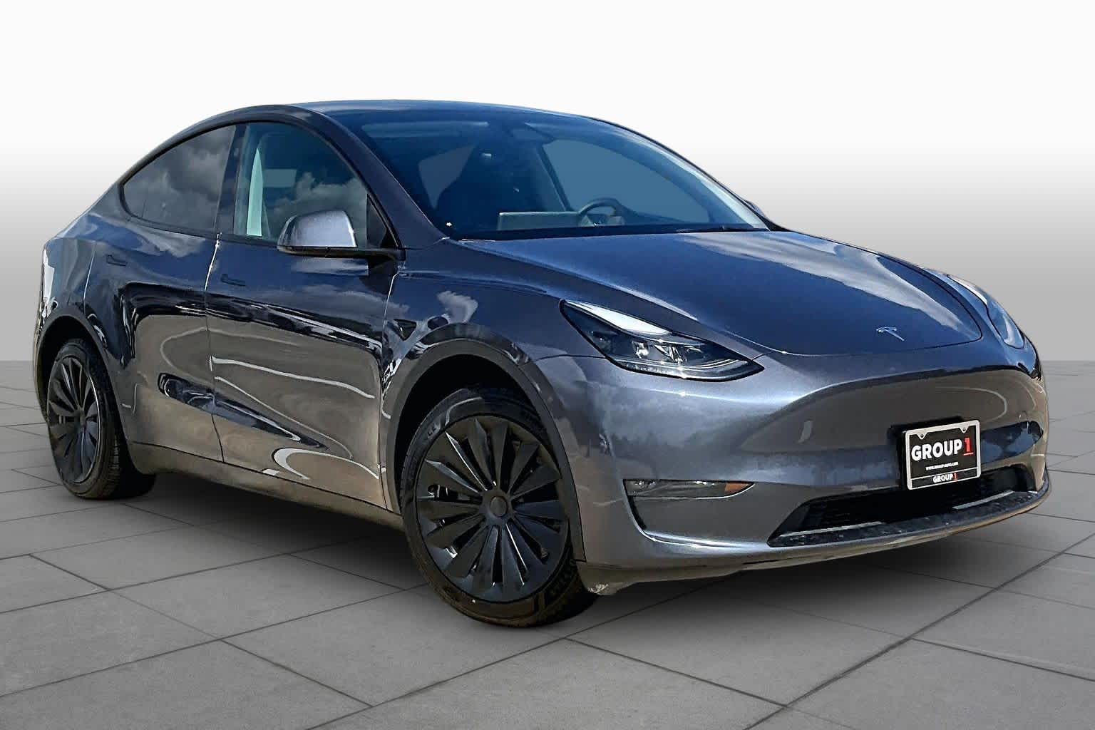 2023 Tesla Model Y Long Range Deep Blue Metallic at AutoNation USA Katy