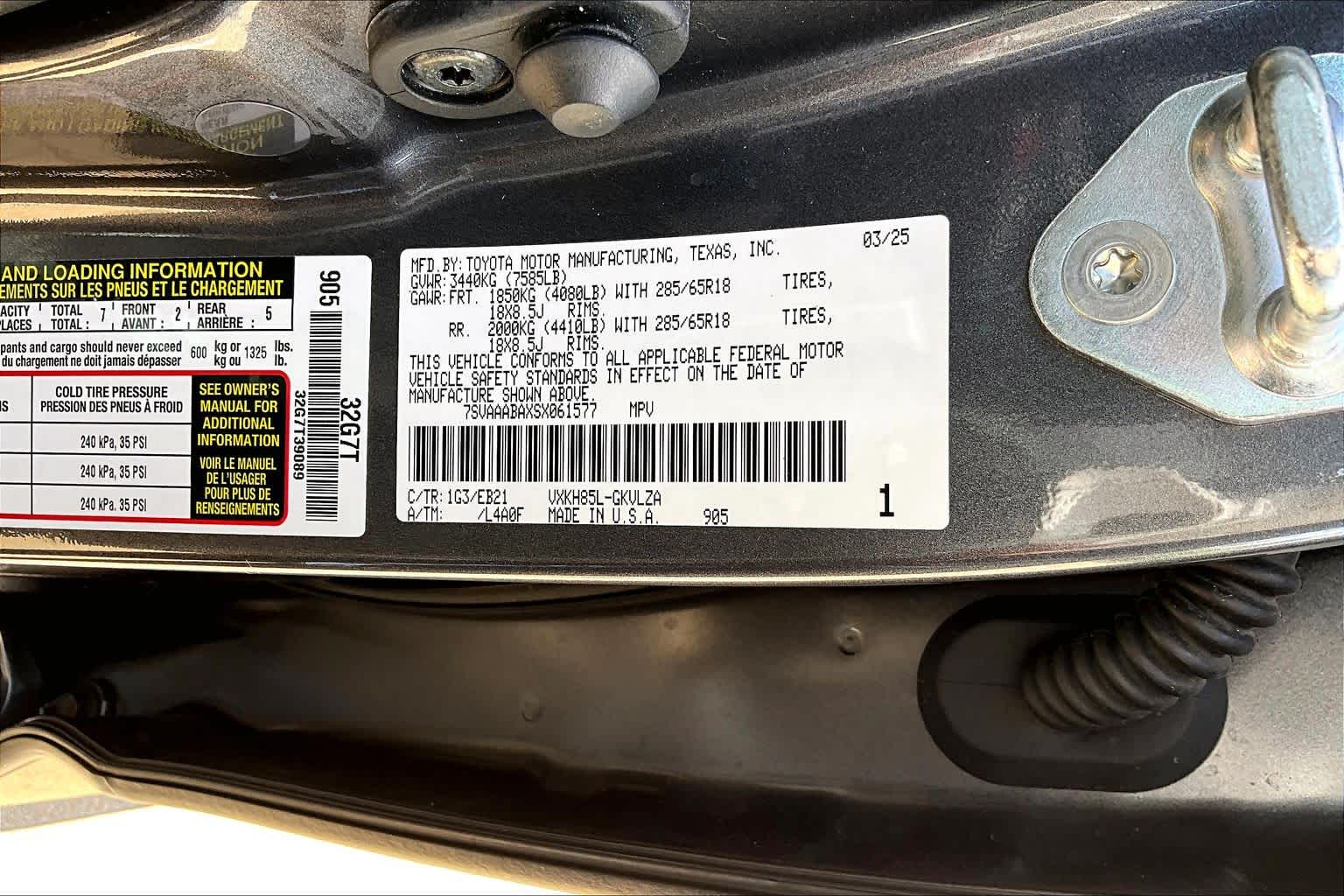 2025 Toyota Sequoia photo 37 of 37