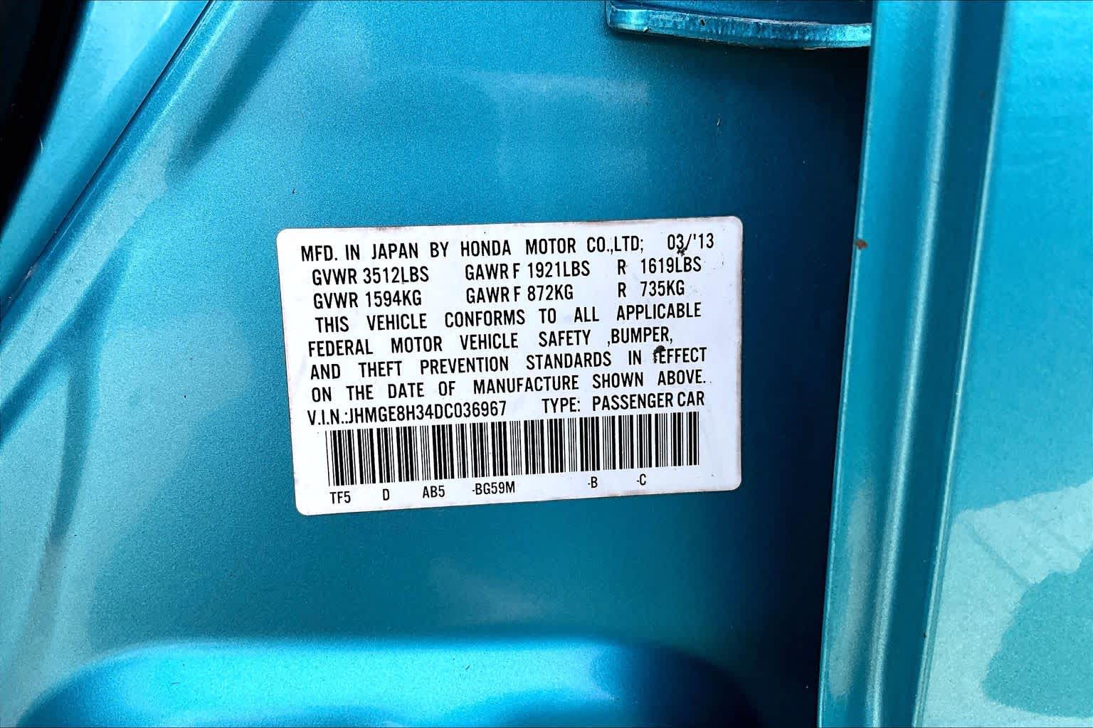 2013 Honda Fit photo 32 of 32