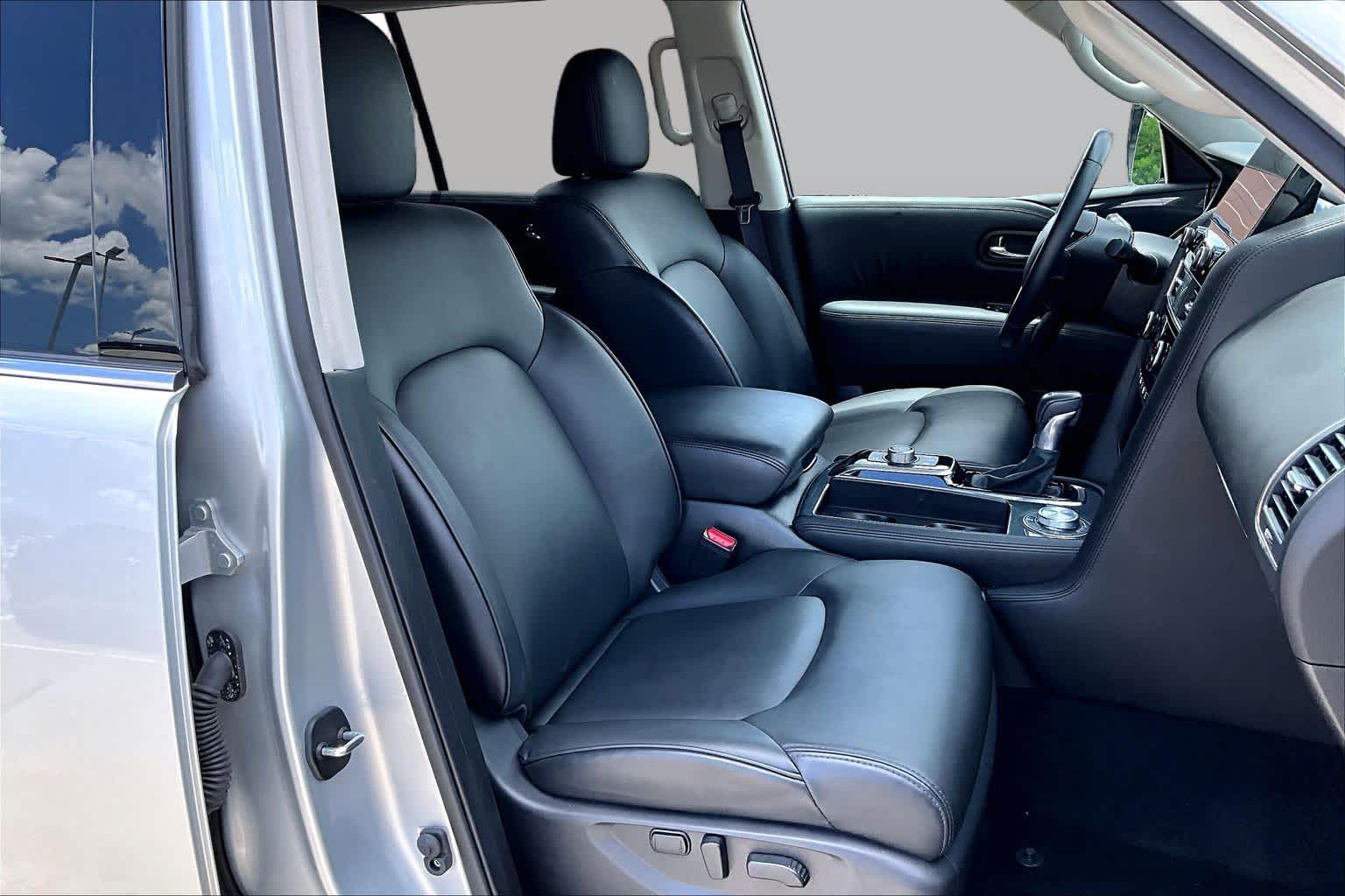 2024 Nissan Armada SV Brilliant Silver Metallic at AutoNation Chrysler Jeep Dodge Ram Spring