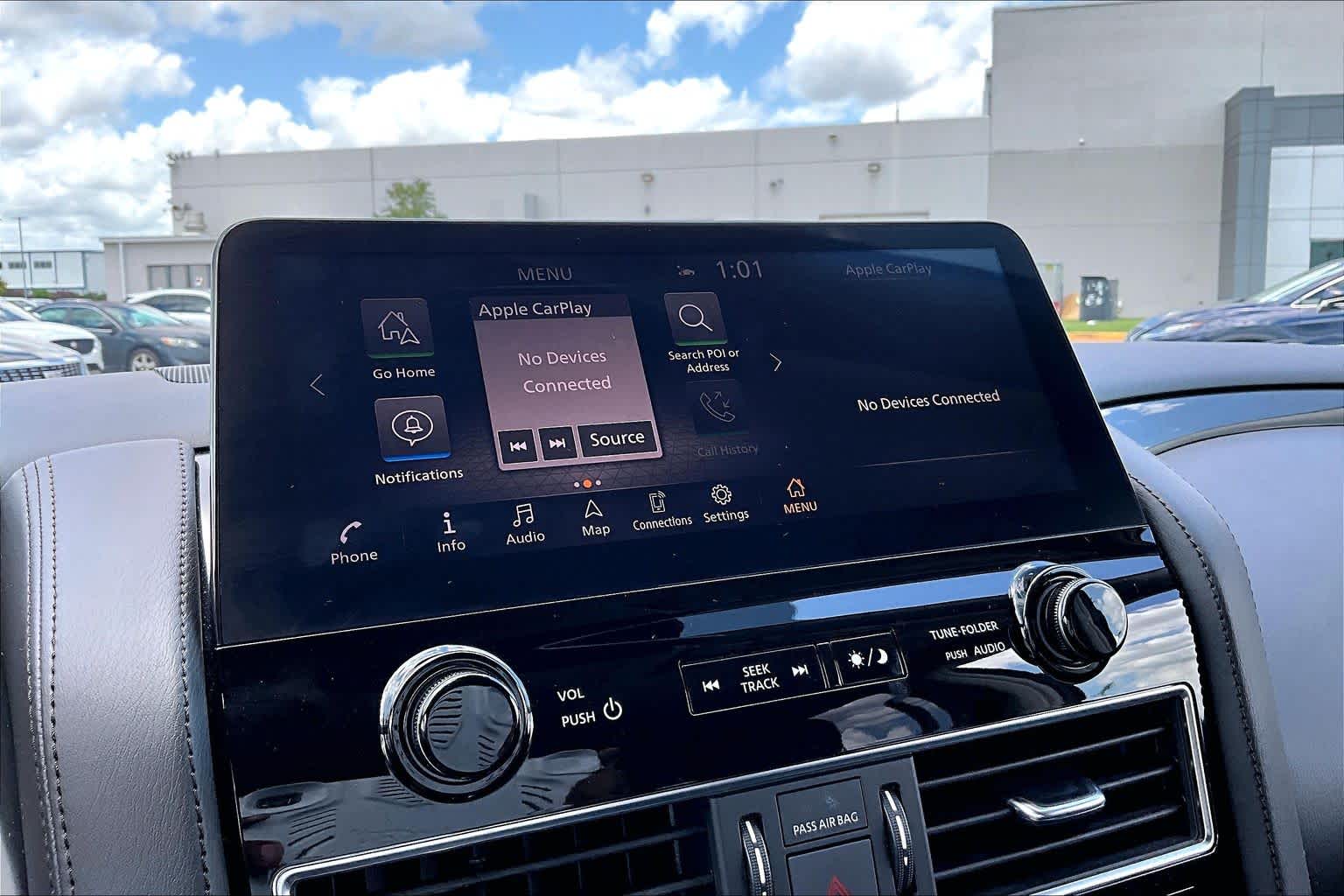 2024 Nissan Armada SV Brilliant Silver Metallic at AutoNation Chrysler Jeep Dodge Ram Spring