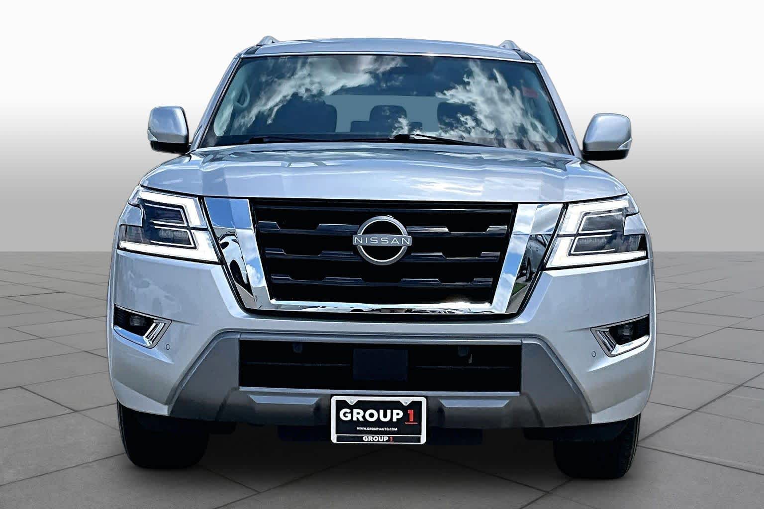 2024 Nissan Armada SV Brilliant Silver Metallic at AutoNation Chrysler Jeep Dodge Ram Spring