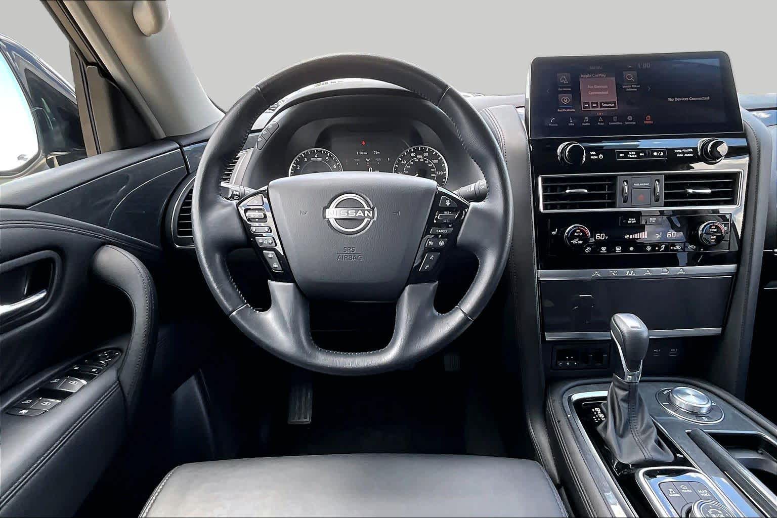 2024 Nissan Armada SV Brilliant Silver Metallic at AutoNation Chrysler Jeep Dodge Ram Spring