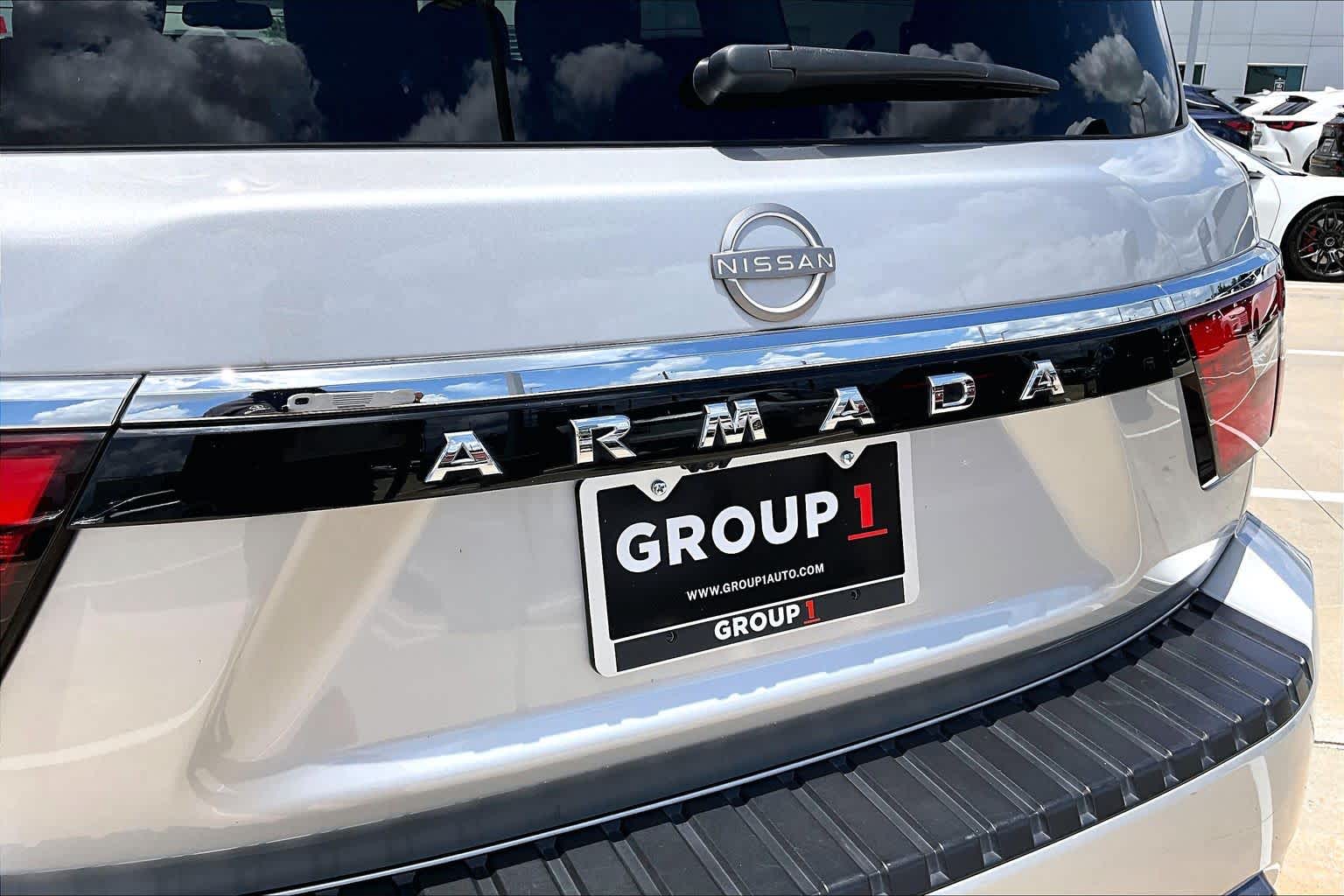 2024 Nissan Armada SV Brilliant Silver Metallic at AutoNation Chrysler Jeep Dodge Ram Spring