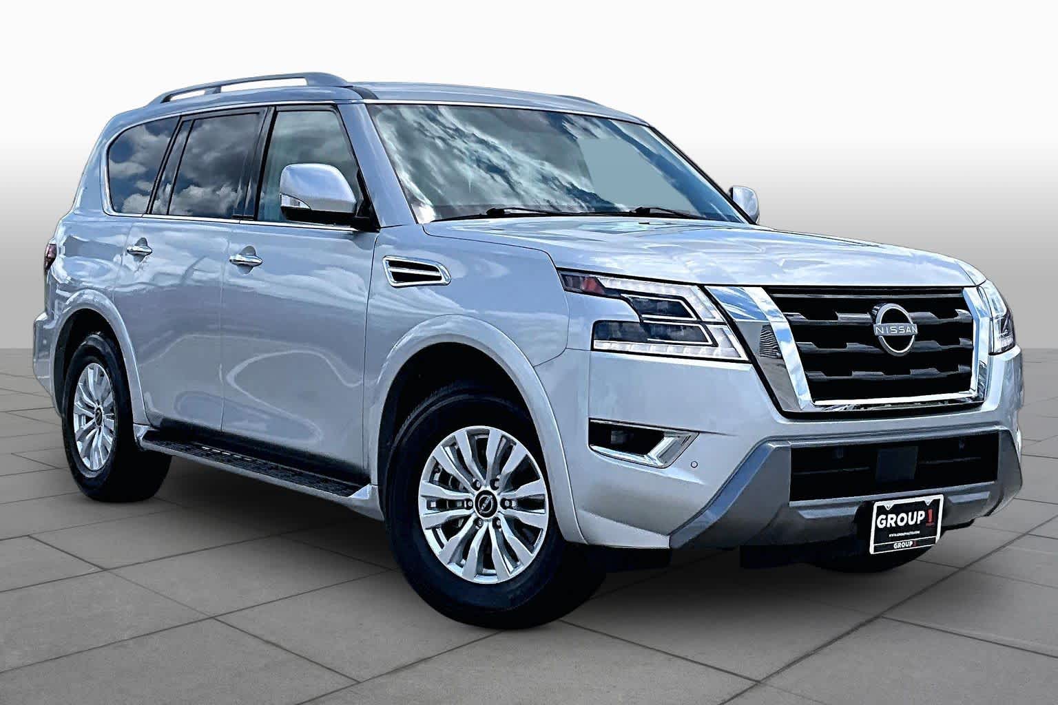 2024 Nissan Armada SV Brilliant Silver Metallic at AutoNation Chrysler Jeep Dodge Ram Spring