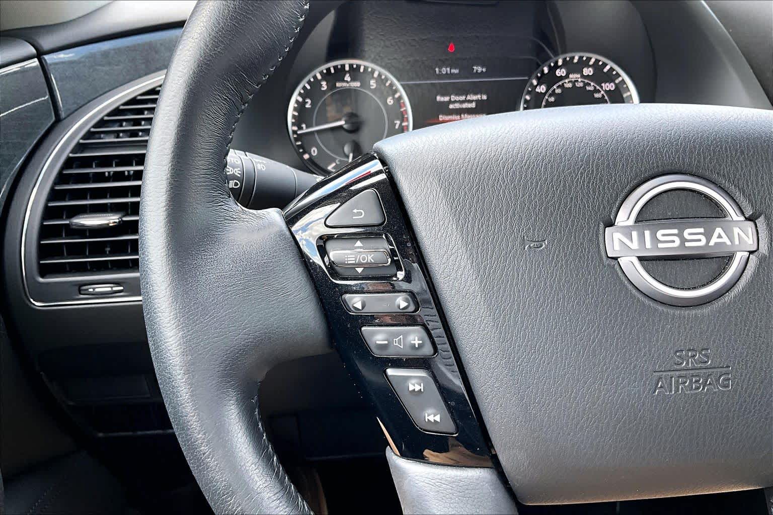 2024 Nissan Armada SV Brilliant Silver Metallic at AutoNation Chrysler Jeep Dodge Ram Spring