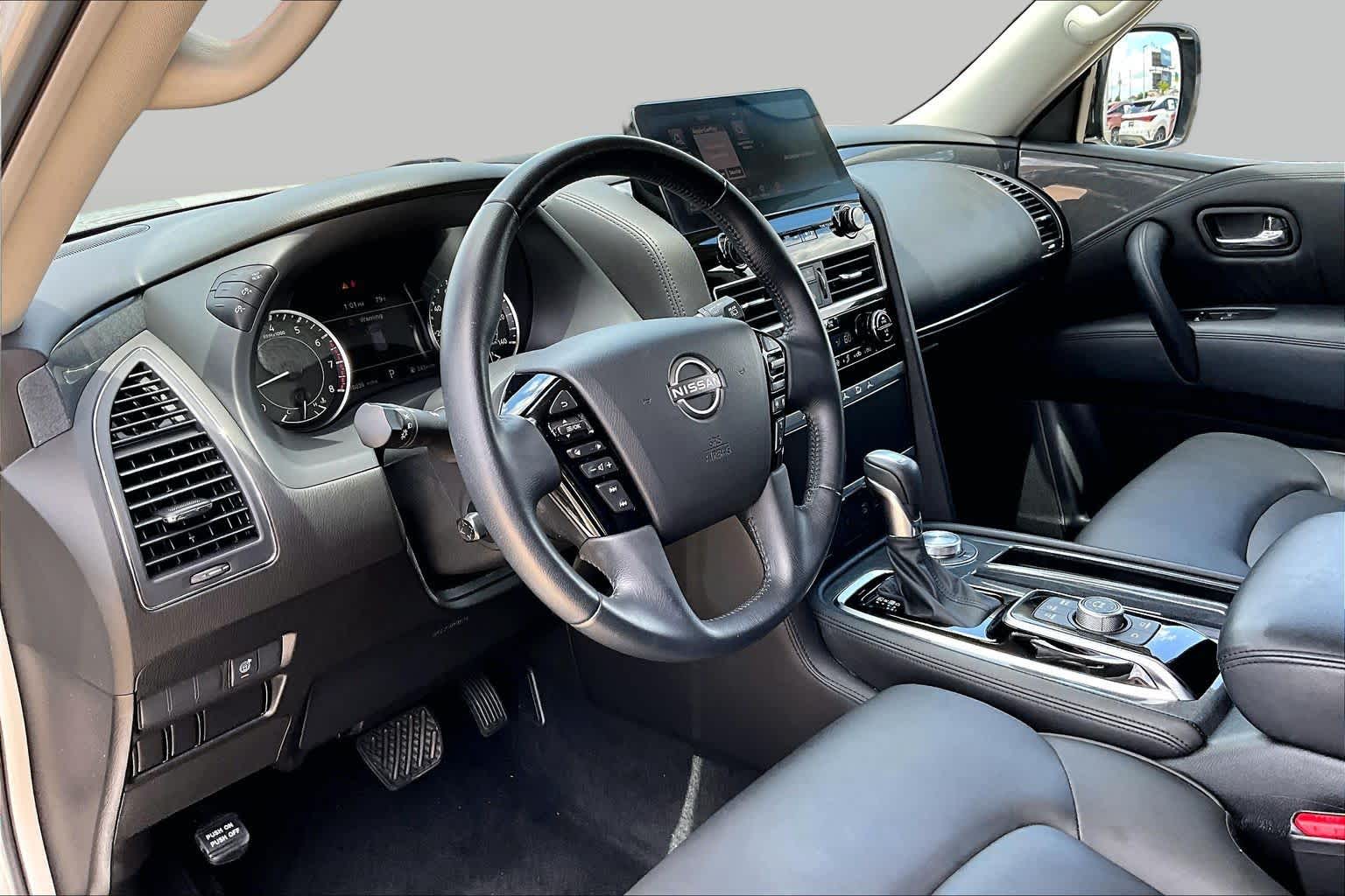 2024 Nissan Armada SV Brilliant Silver Metallic at AutoNation Chrysler Jeep Dodge Ram Spring