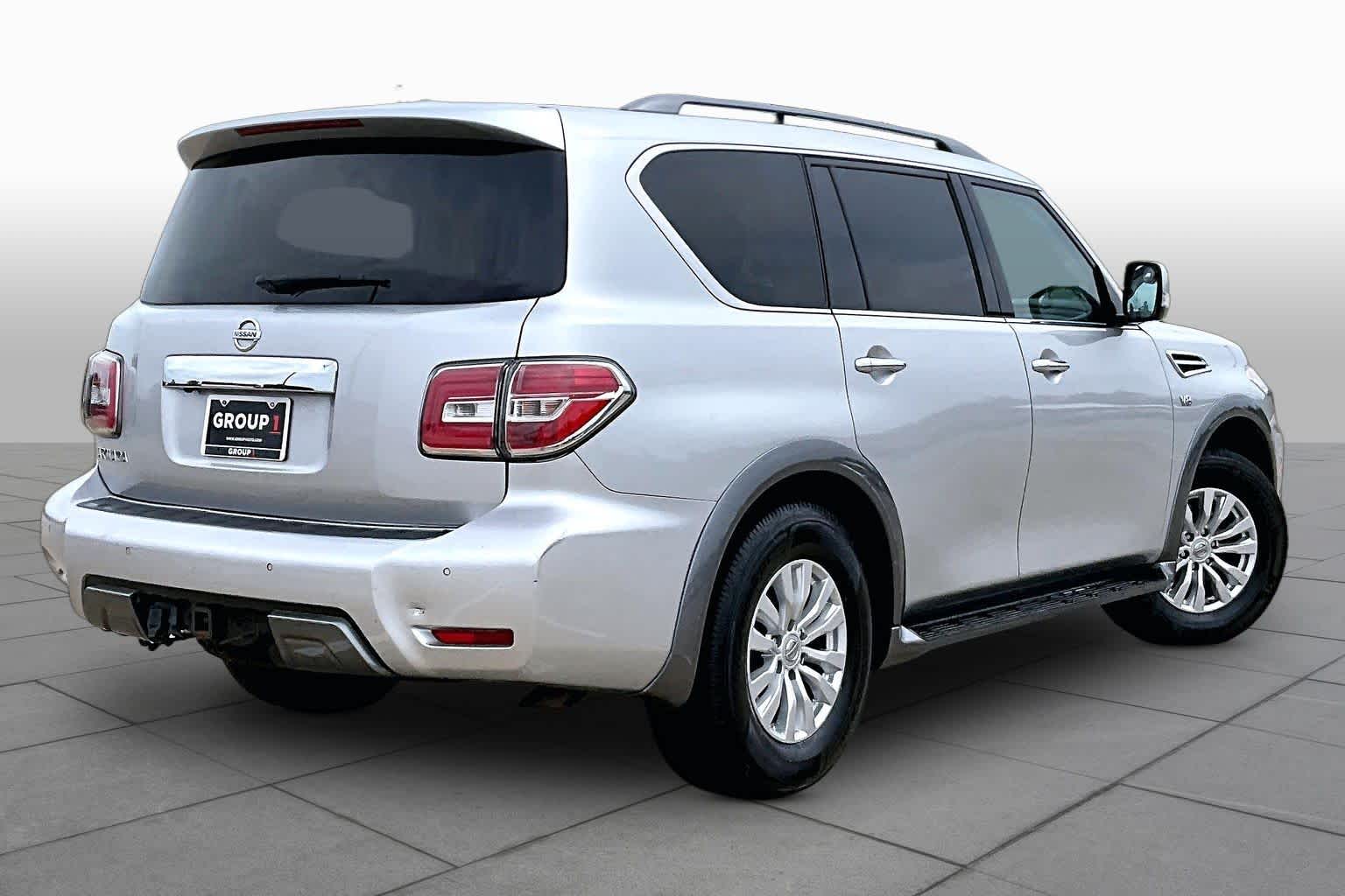 2019 Nissan Armada SV Brilliant Silver Metallic at AutoNation Chevrolet Gulf Fwy