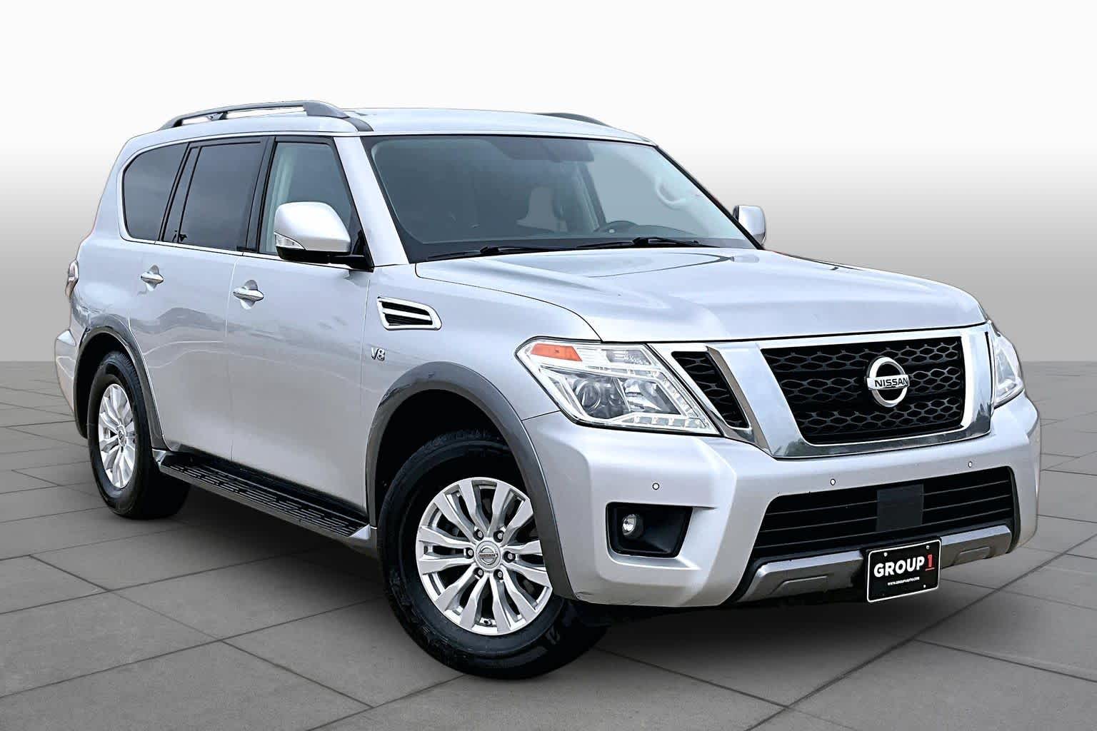 2019 Nissan Armada SV Brilliant Silver Metallic at AutoNation Chevrolet Gulf Fwy