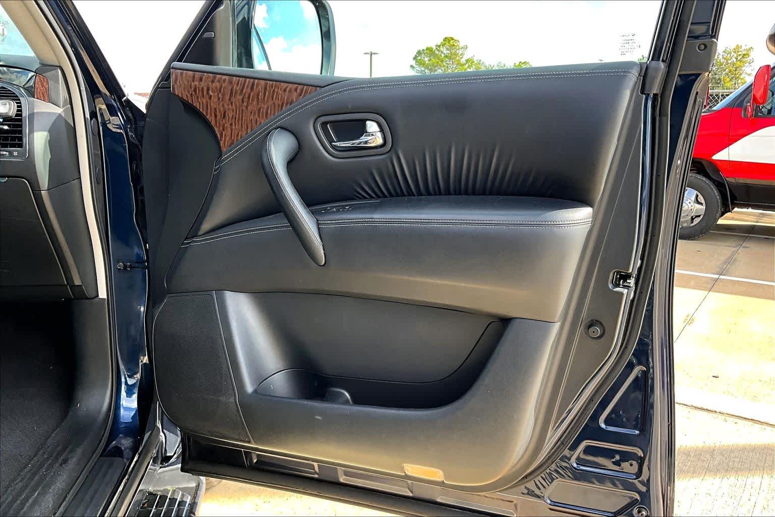 2019 Nissan Armada Platinum Hermosa Blue Pearl at AutoNation Ford Gulf Fwy