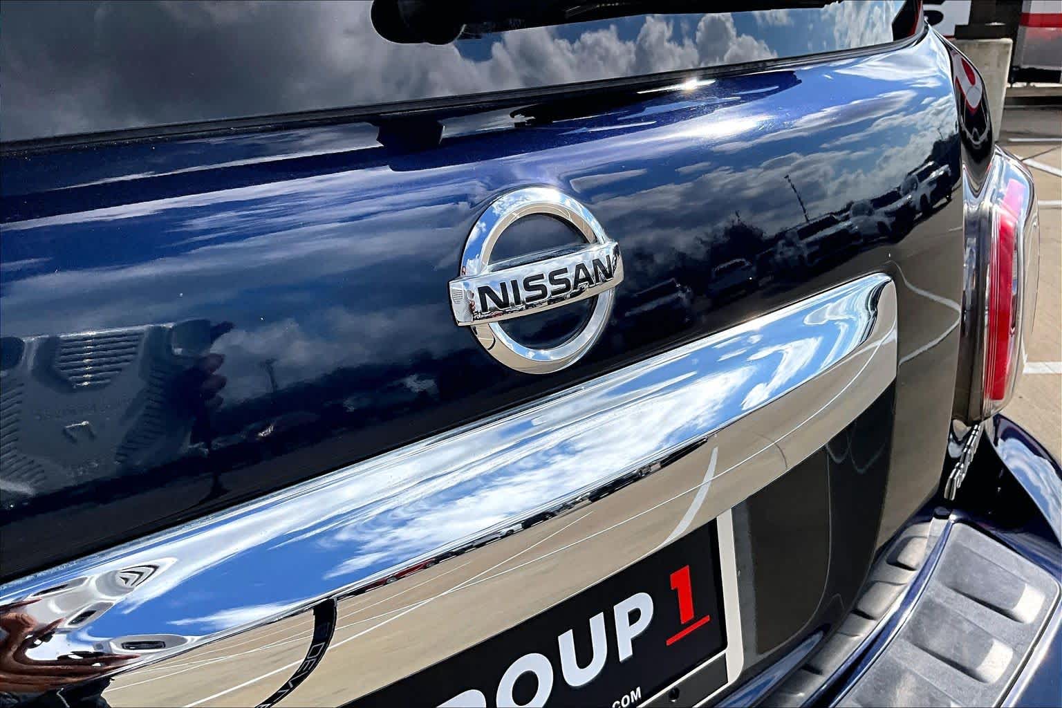 2019 Nissan Armada Platinum Hermosa Blue Pearl at AutoNation Ford Gulf Fwy