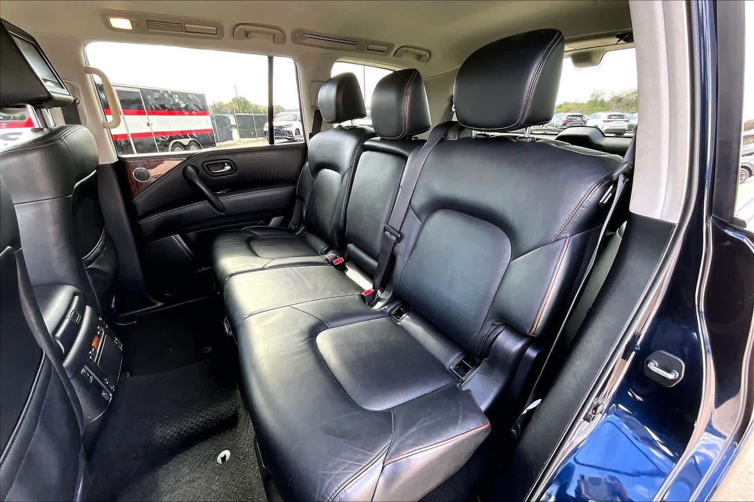 2019 Nissan Armada Platinum Hermosa Blue Pearl at AutoNation Ford Gulf Fwy