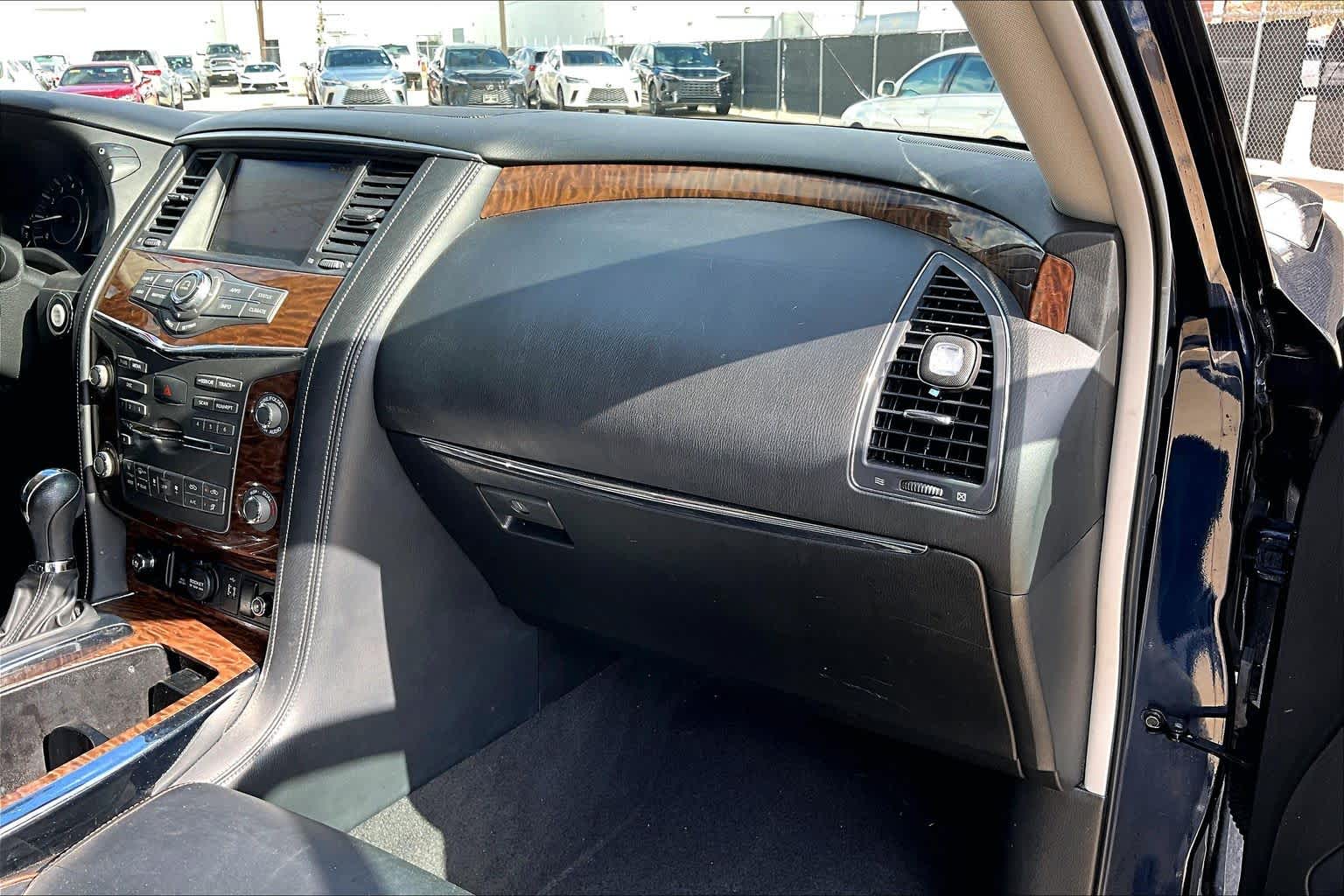 2019 Nissan Armada Platinum Hermosa Blue Pearl at AutoNation Ford Gulf Fwy