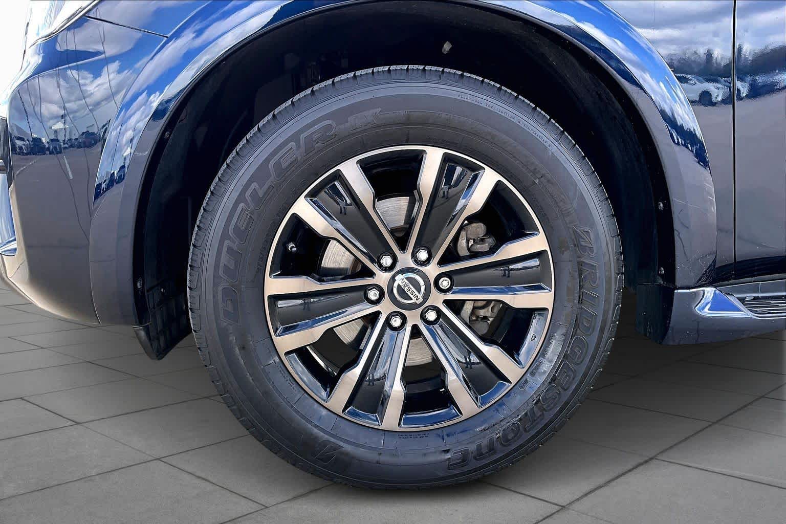 2019 Nissan Armada Platinum Hermosa Blue Pearl at AutoNation Ford Gulf Fwy