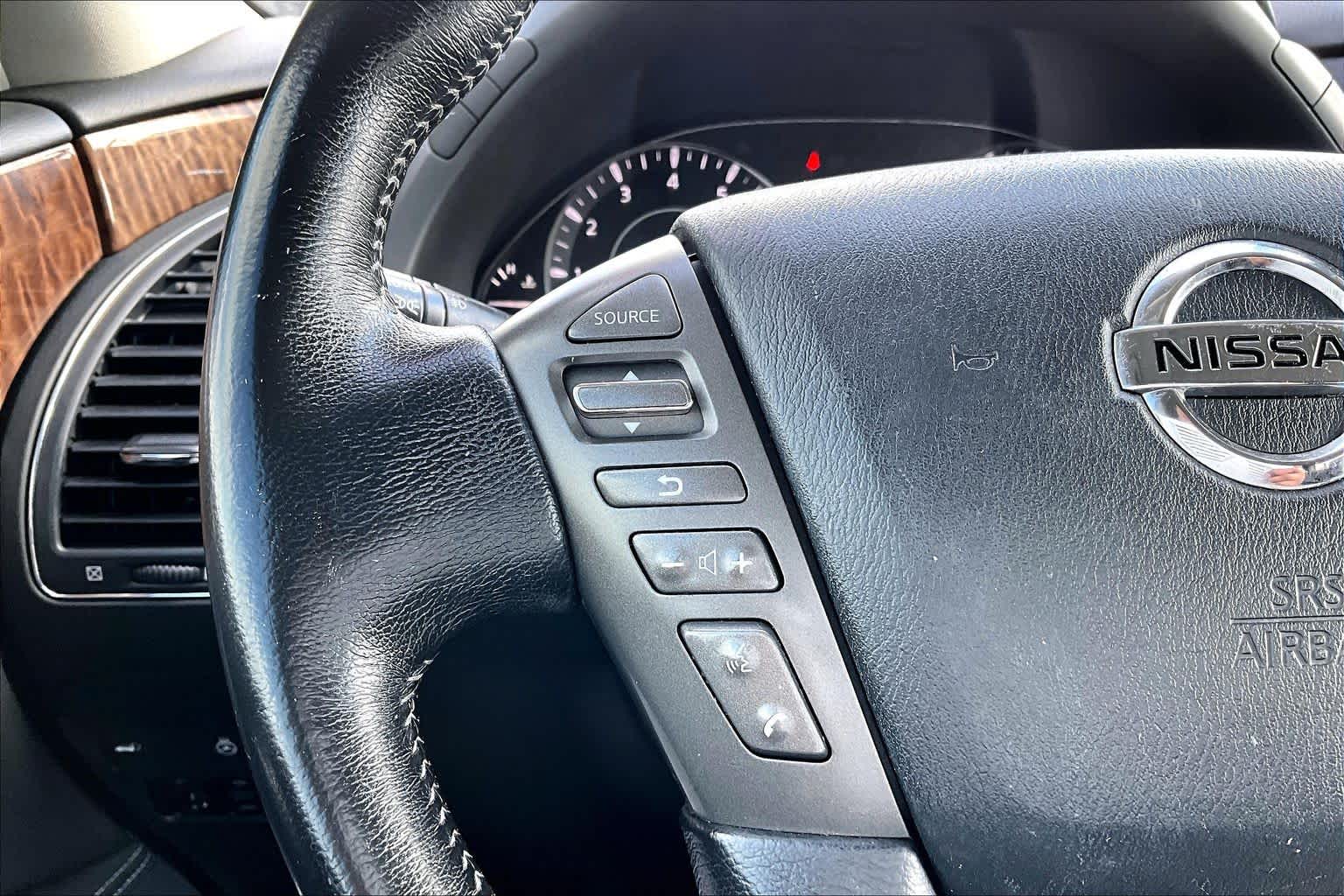 2019 Nissan Armada Platinum Hermosa Blue Pearl at AutoNation Ford Gulf Fwy