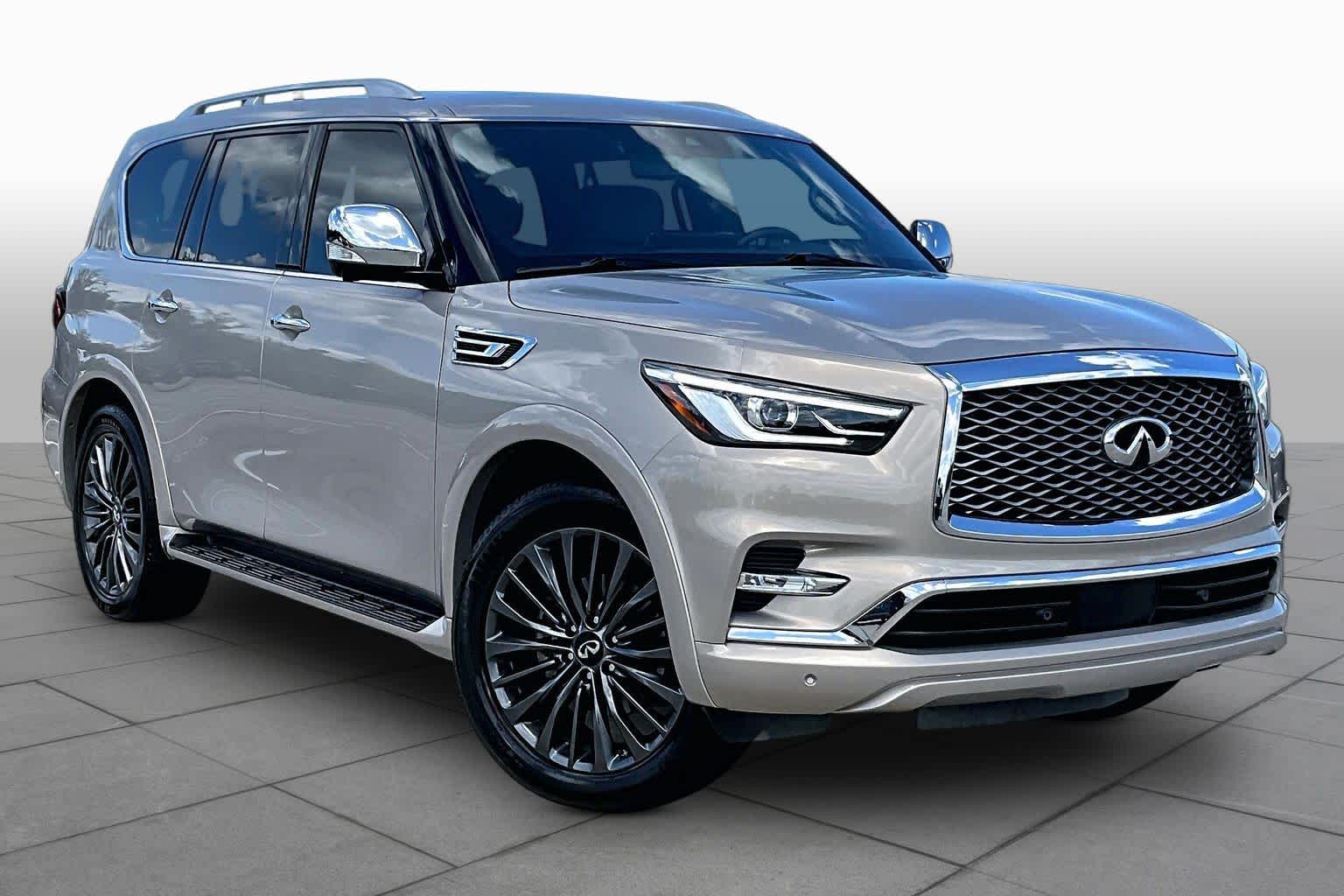 2023 INFINITI QX80 SENSORY Champagne Quartz at Helfman Ford
