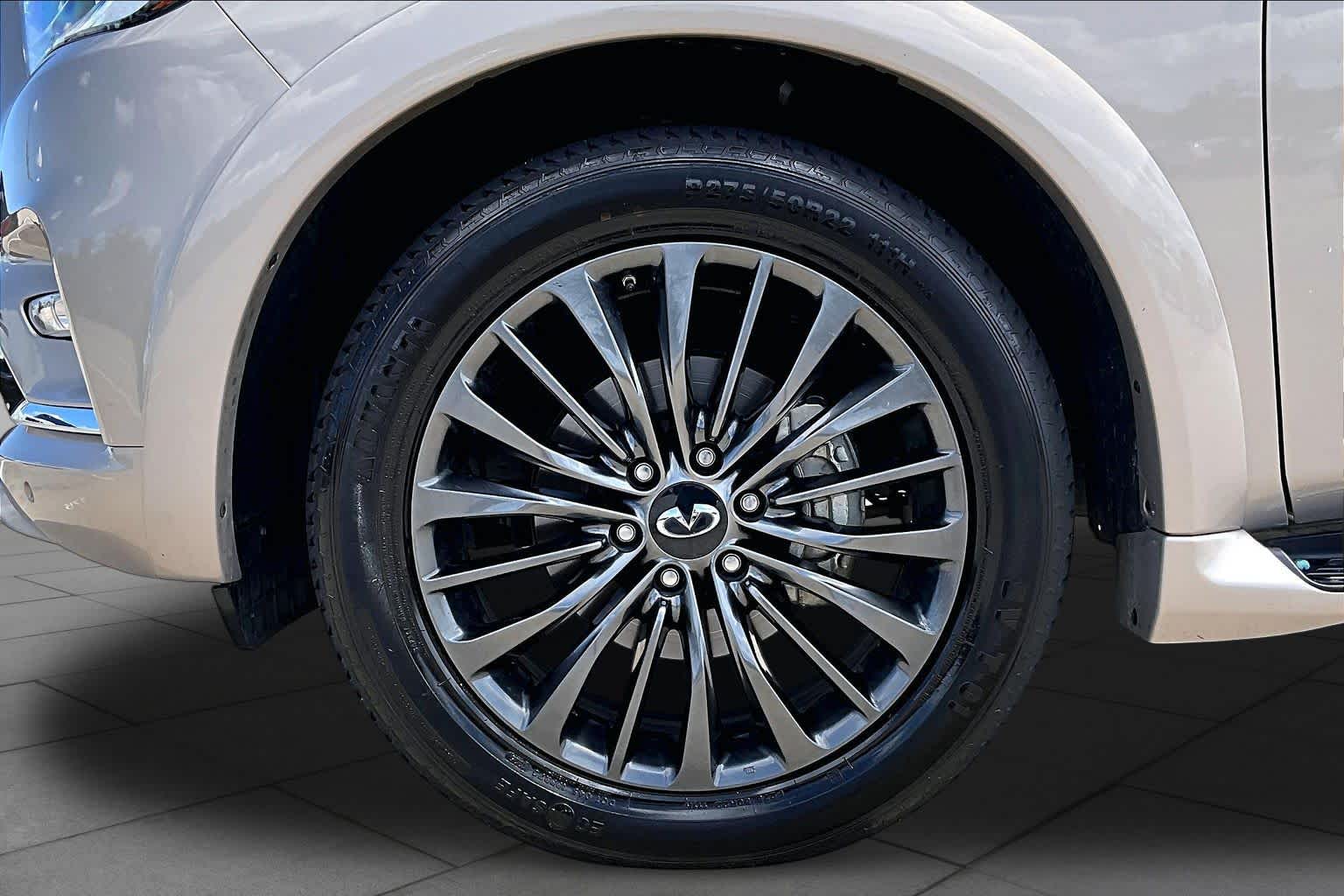 2023 INFINITI QX80 SENSORY Champagne Quartz at Helfman Ford