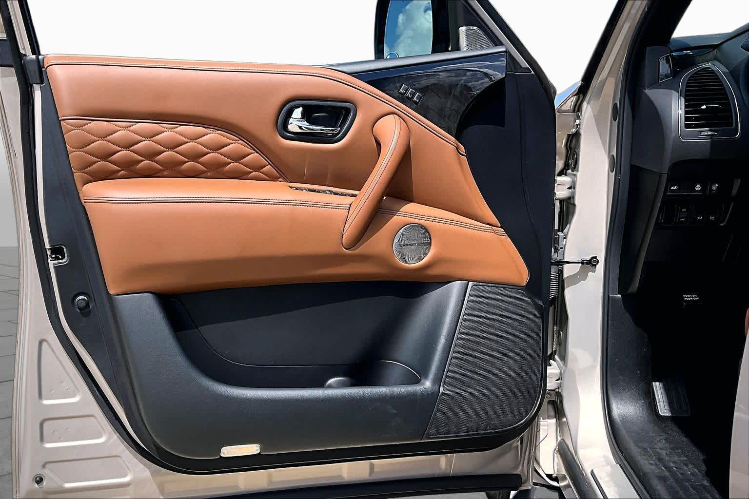 2023 INFINITI QX80 SENSORY Champagne Quartz at Helfman Ford