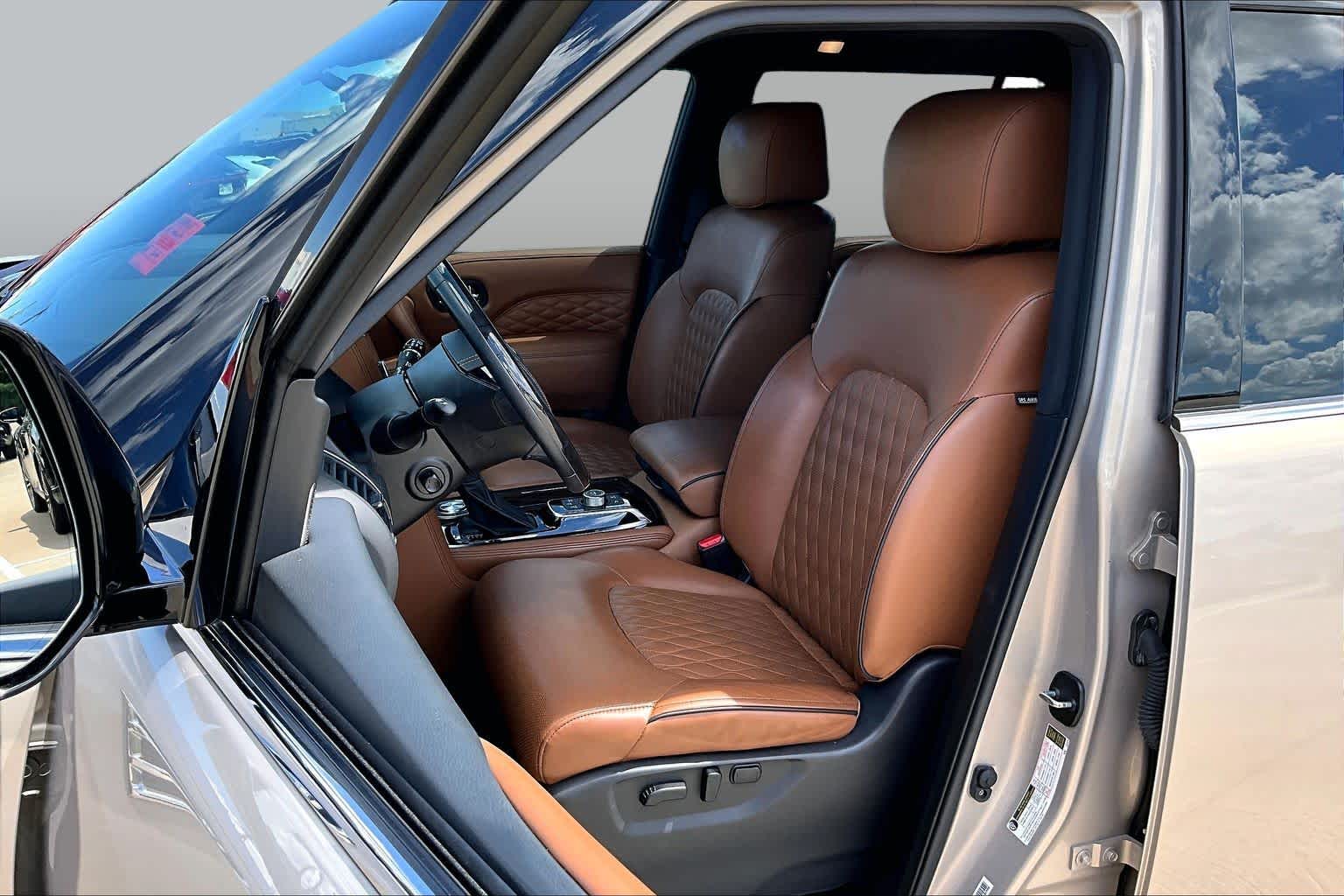 2023 INFINITI QX80 SENSORY Champagne Quartz at Helfman Ford