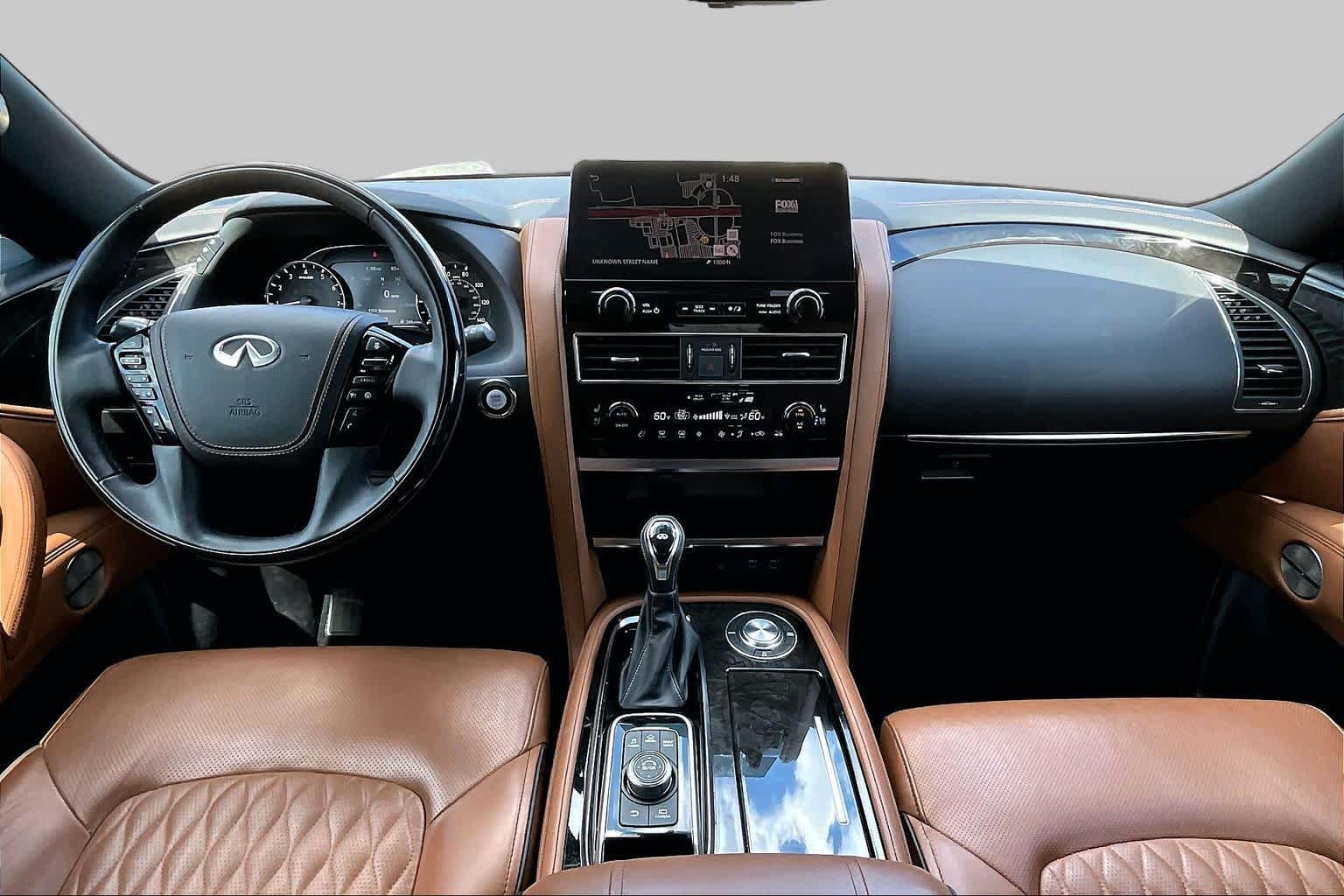 2023 INFINITI QX80 SENSORY Champagne Quartz at Helfman Ford