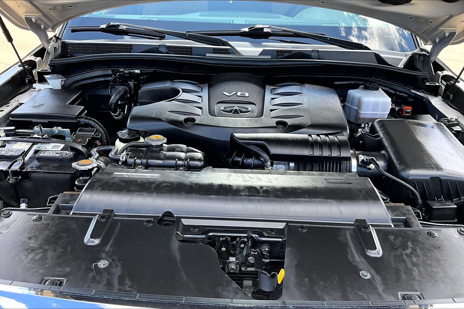 2023 INFINITI QX80 SENSORY Champagne Quartz at Helfman Ford
