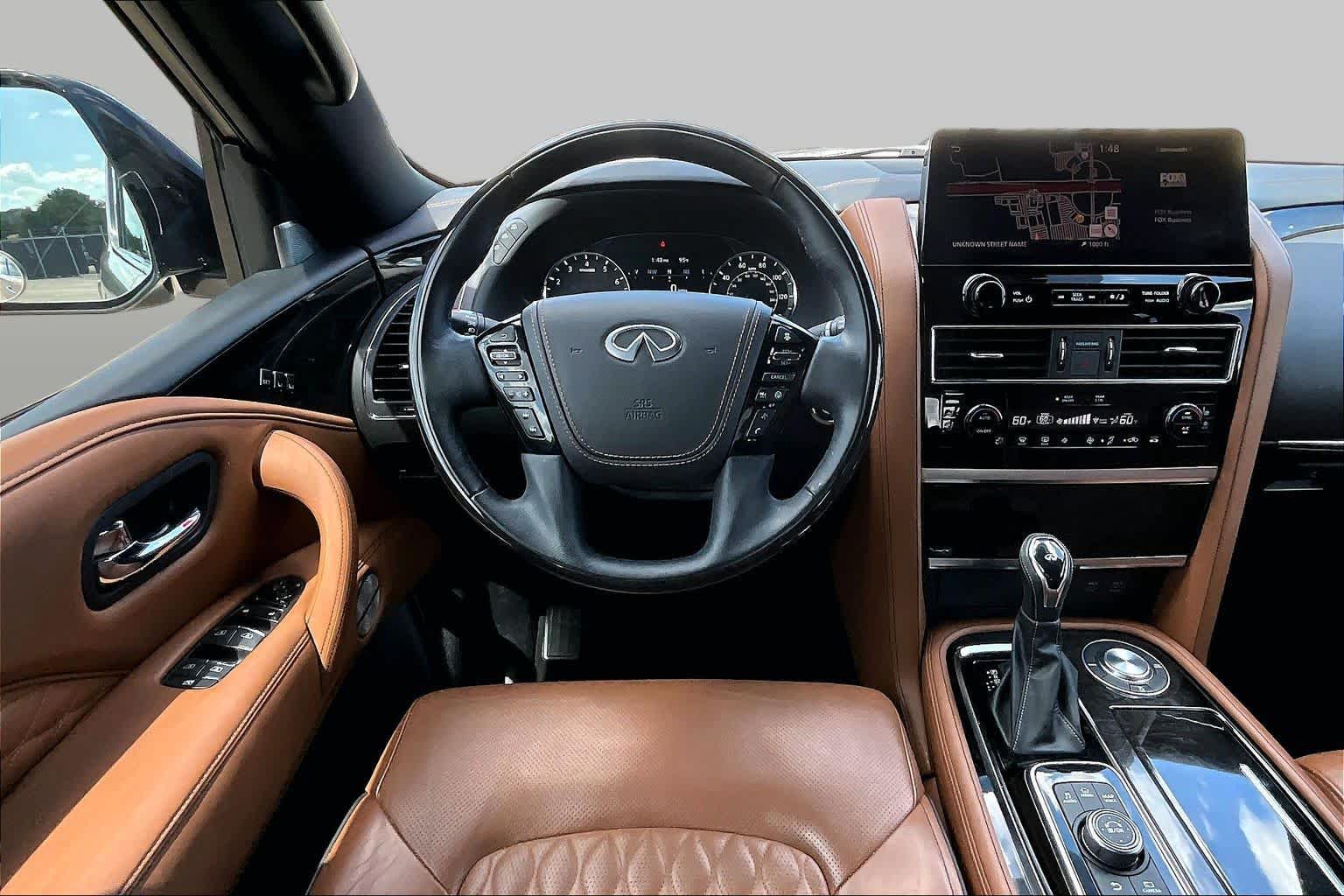 2023 INFINITI QX80 SENSORY Champagne Quartz at Helfman Ford