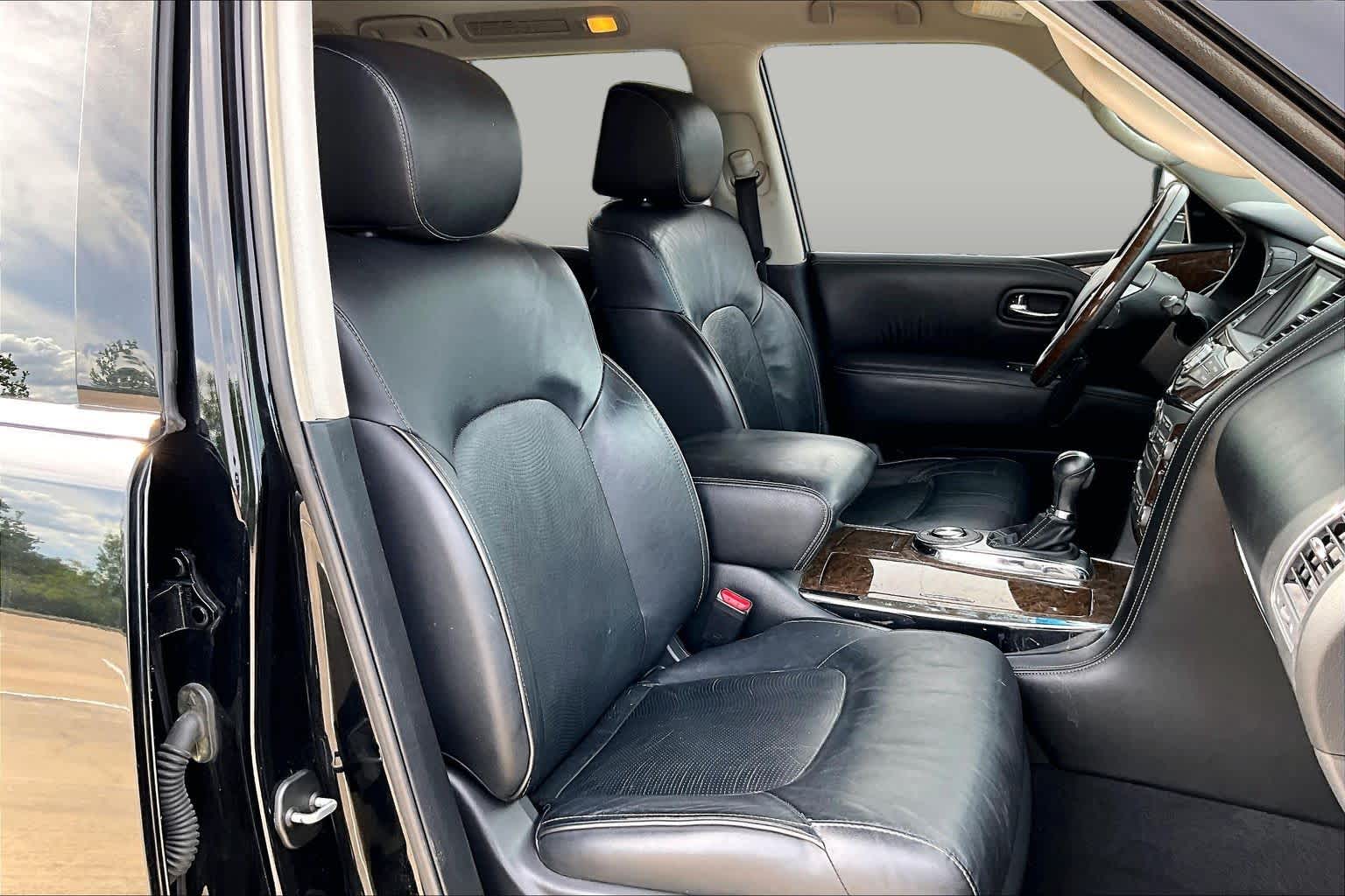 2015 INFINITI QX80  Black Obsidian at AutoNation USA Katy