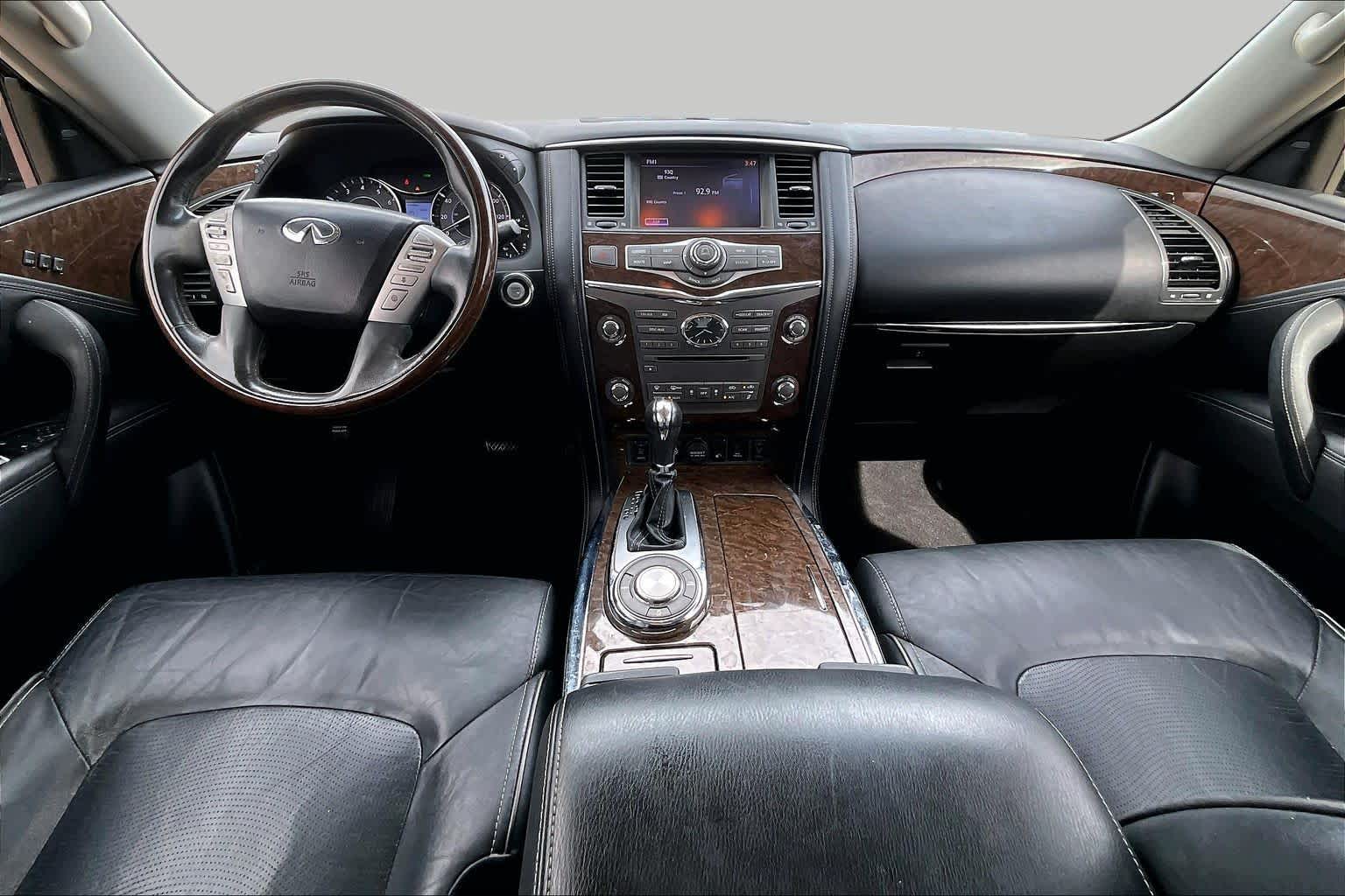 2015 INFINITI QX80  Black Obsidian at AutoNation USA Katy