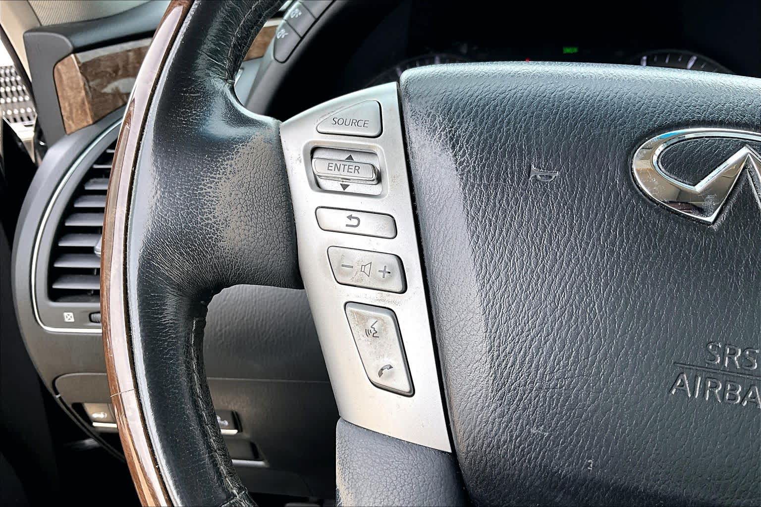 2015 INFINITI QX80  Black Obsidian at AutoNation USA Katy